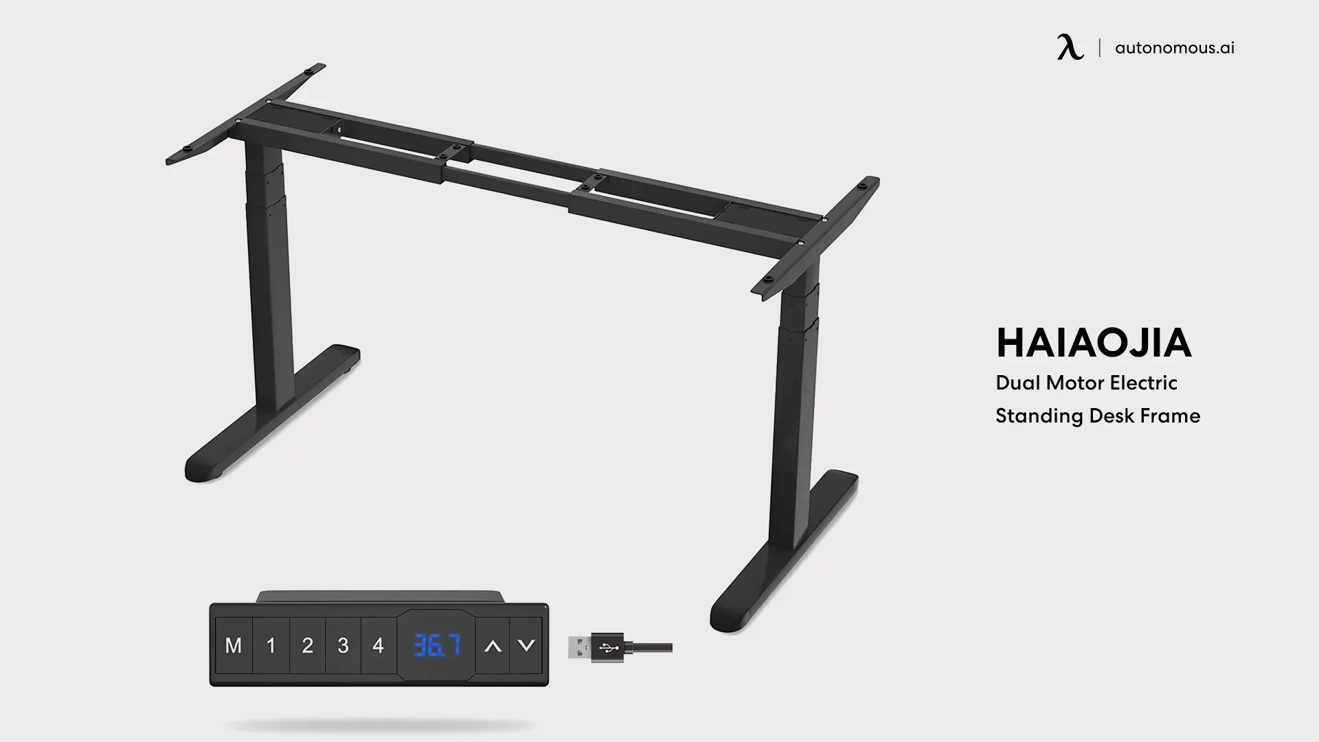 HaiaOjia Dual Motor Electric Standing Desk Frame