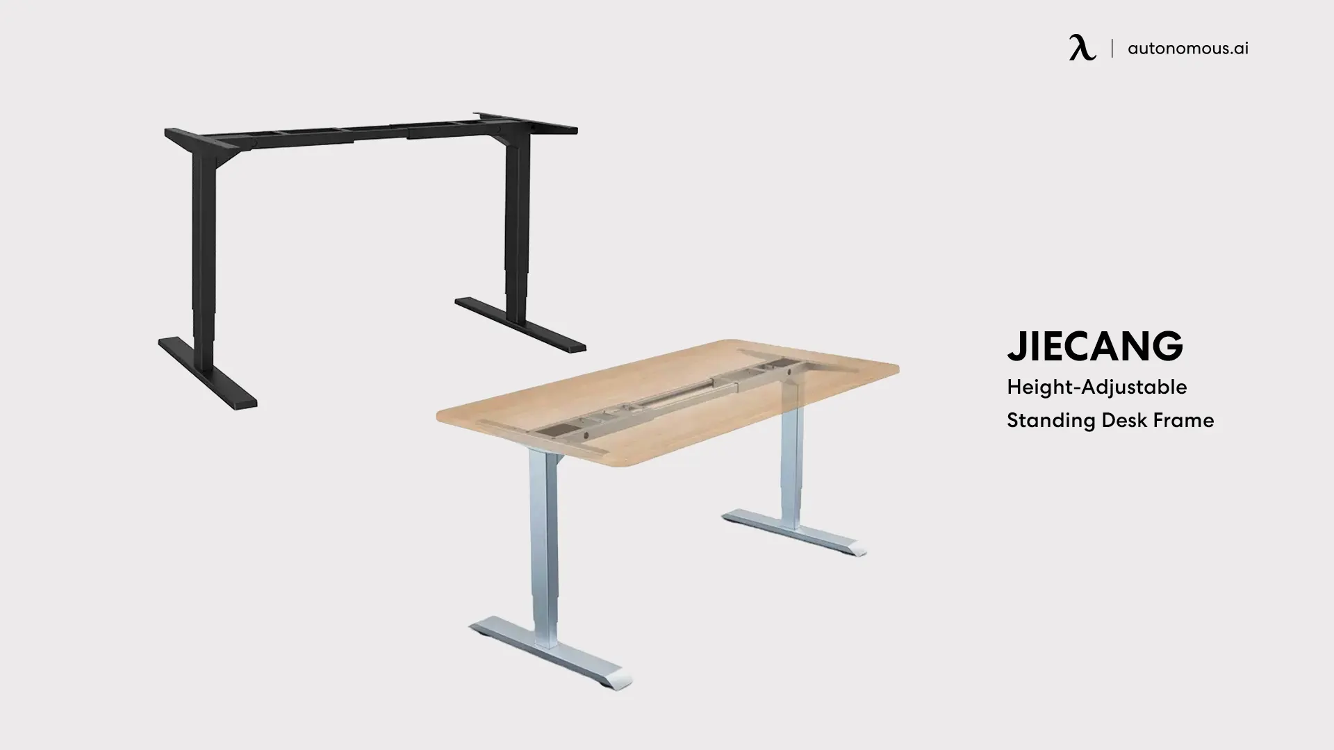 Jiecang Height-Adjustable Standing Desk Frame