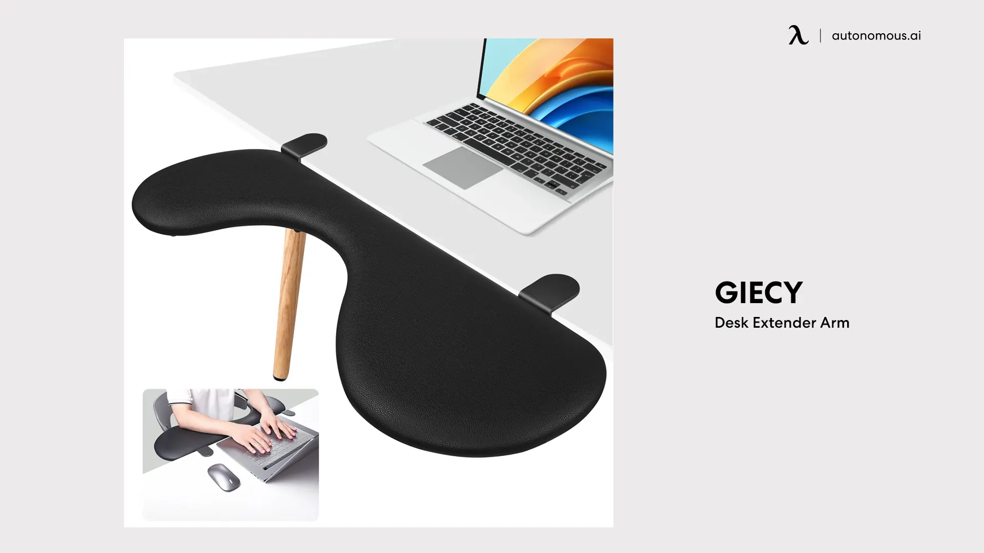 Desk Extender Arm by Giecy