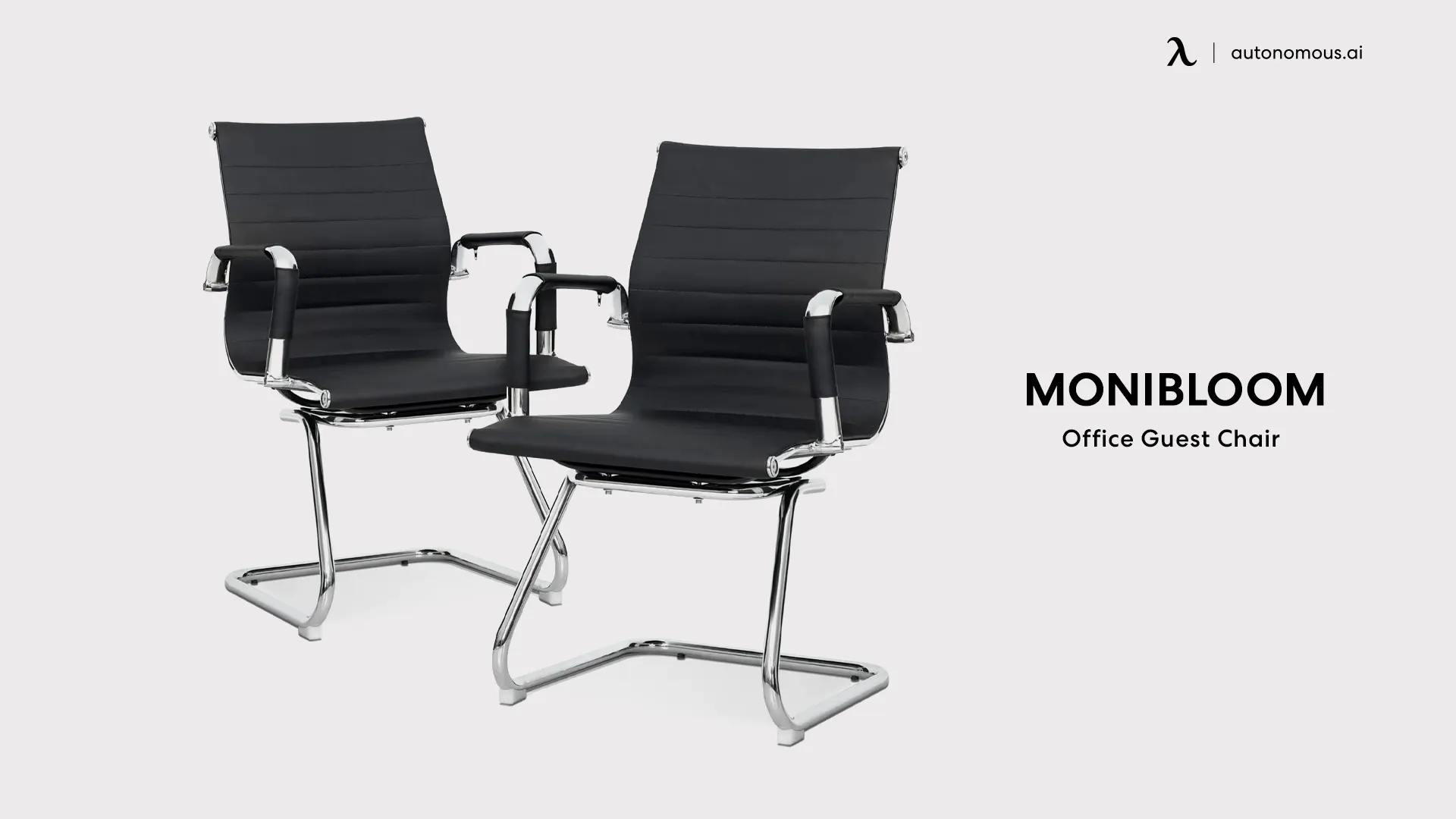 MoNiBloom Office Guest Chair - desk chairs without wheels
