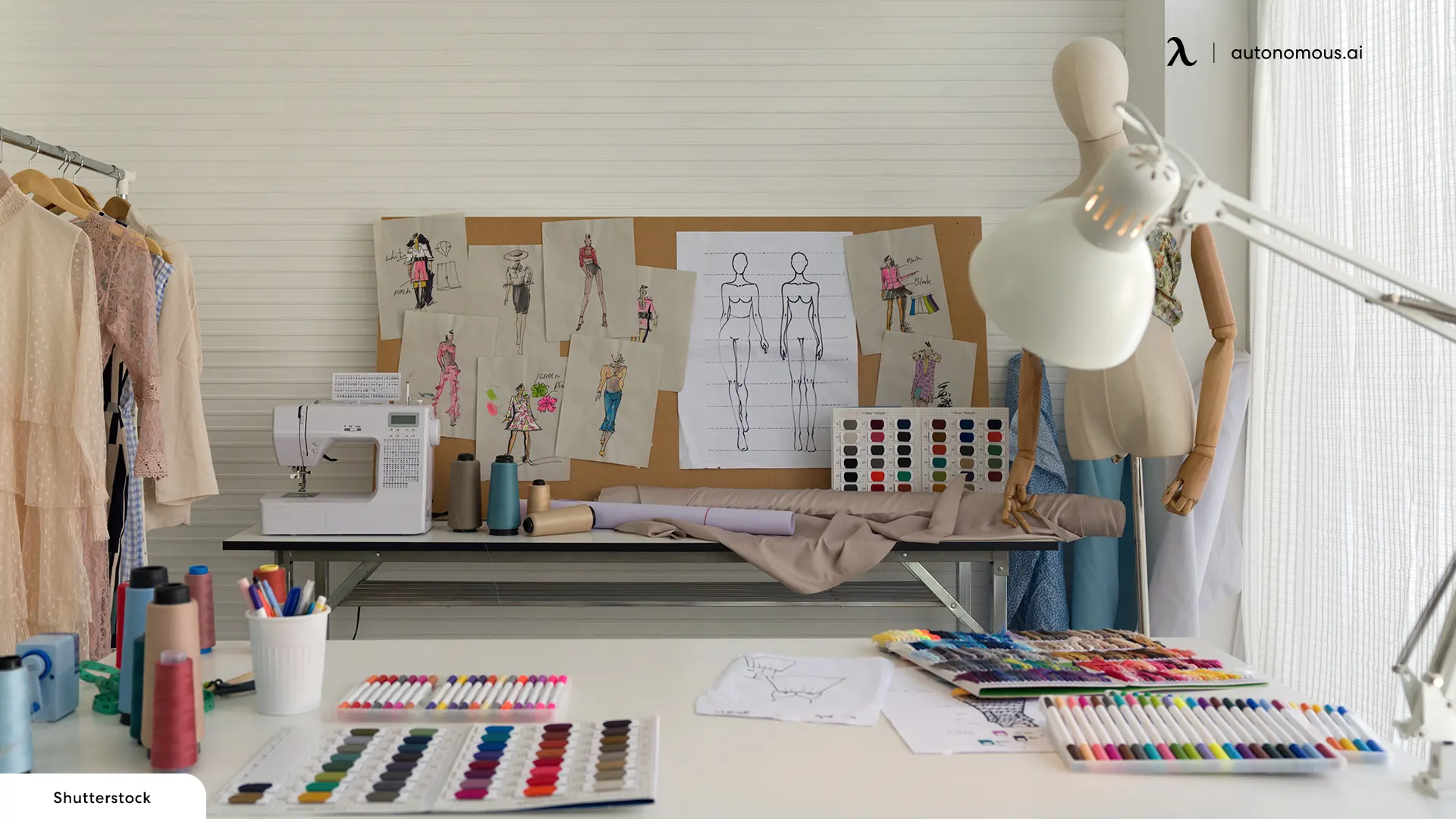 Art - sewing studio ideas