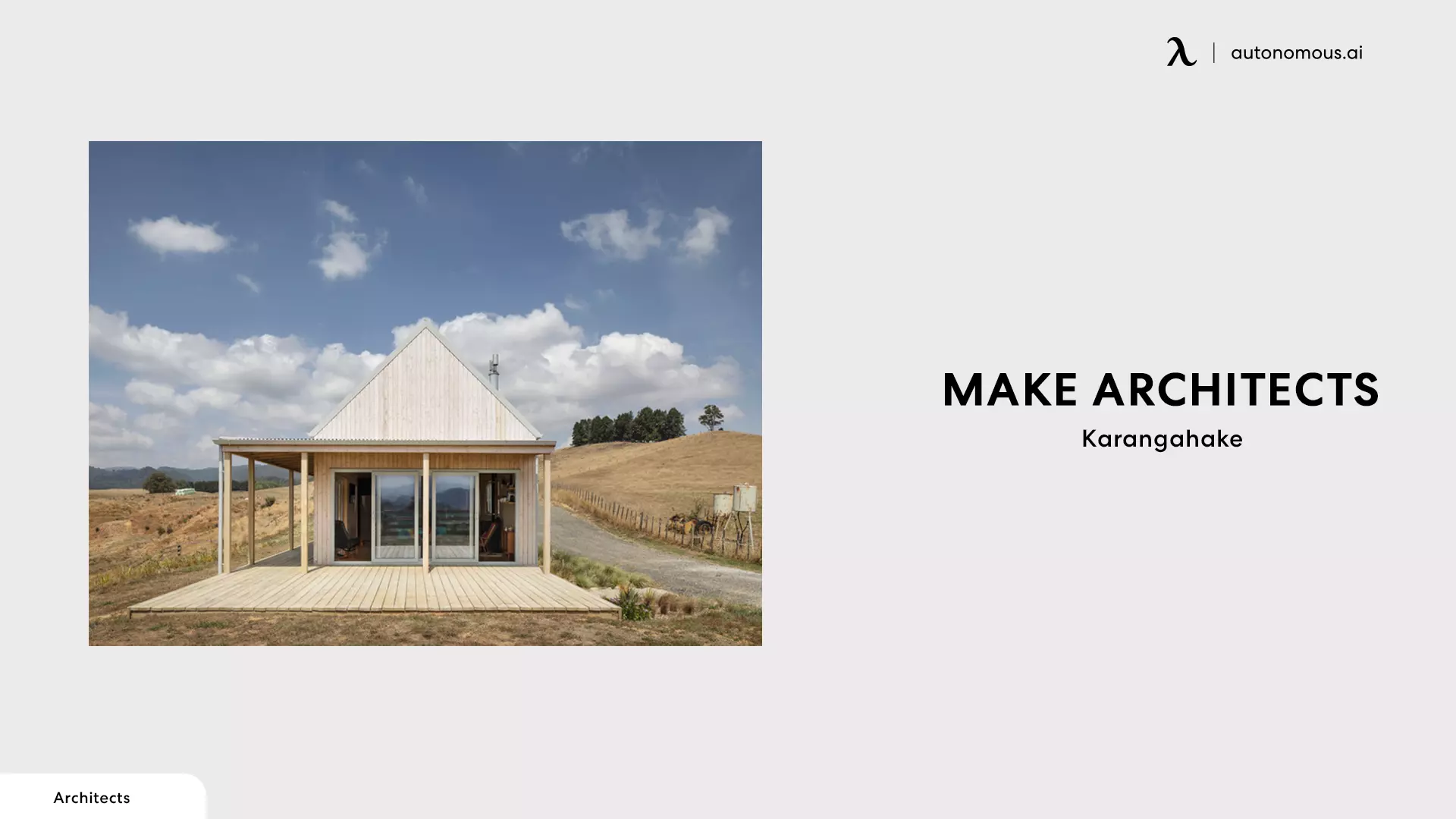 Karangahake Prefab Home by Make Architects