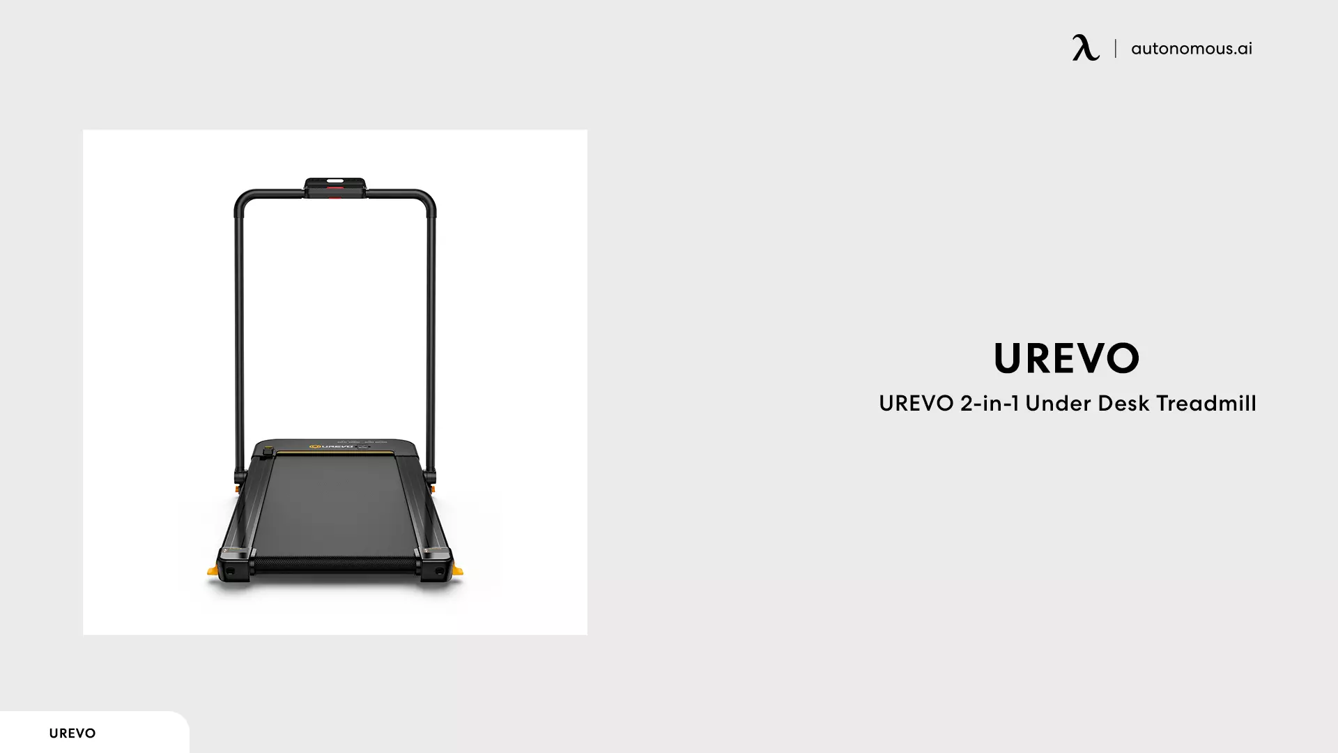 UREVO 2-in-1 Under Desk Treadmill