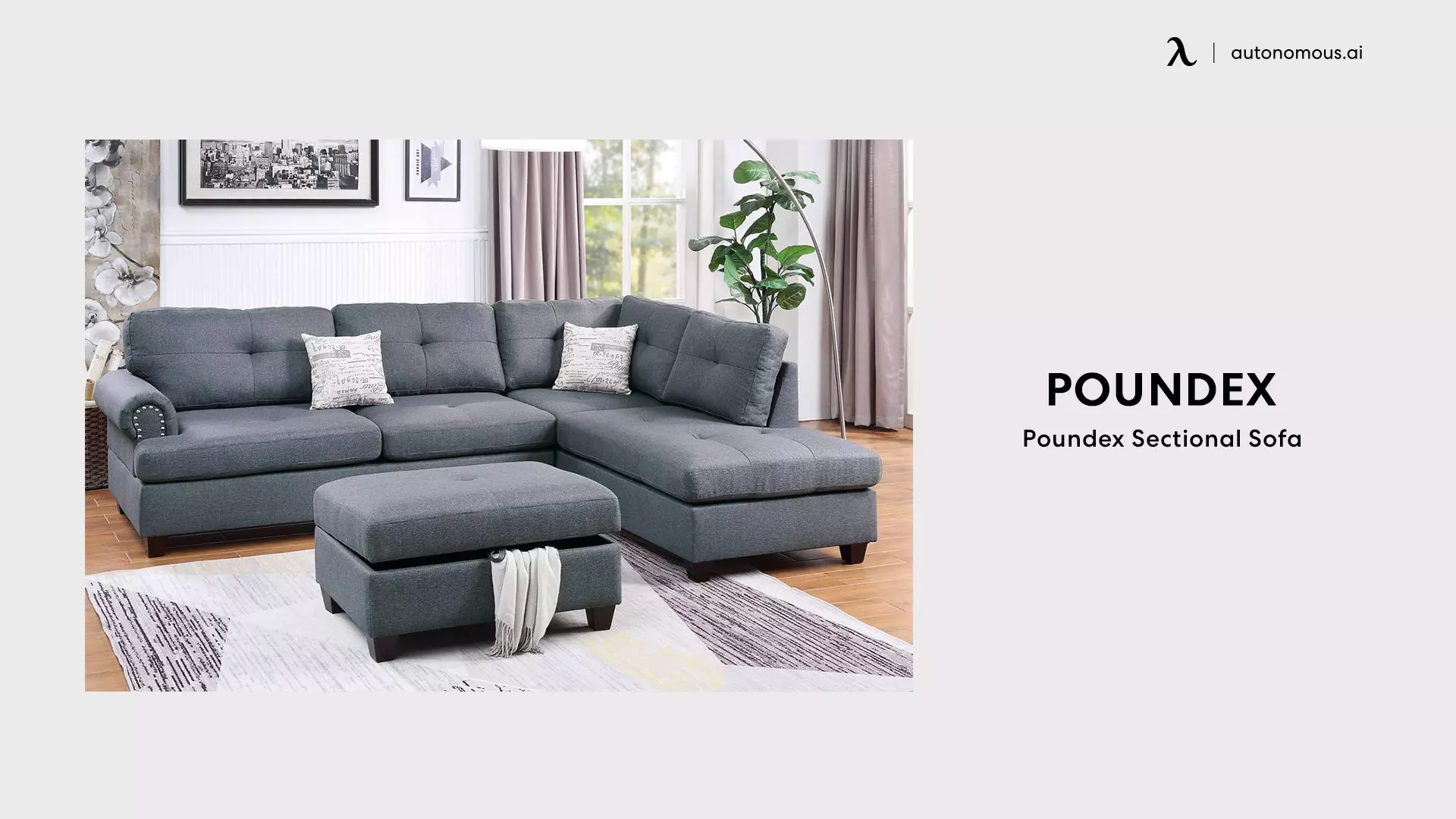 Poundex Sectional Sofa