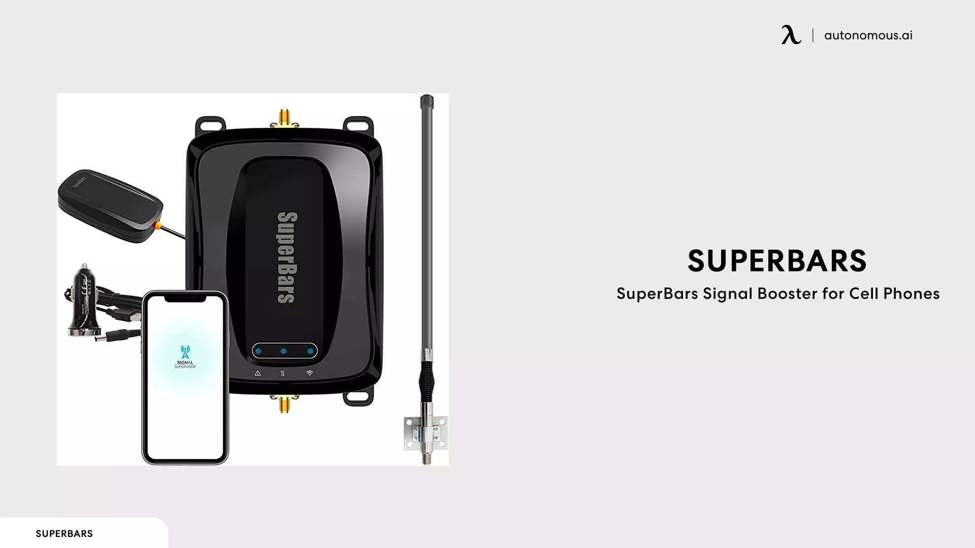 SuperBars Signal Booster - cellular signal booster