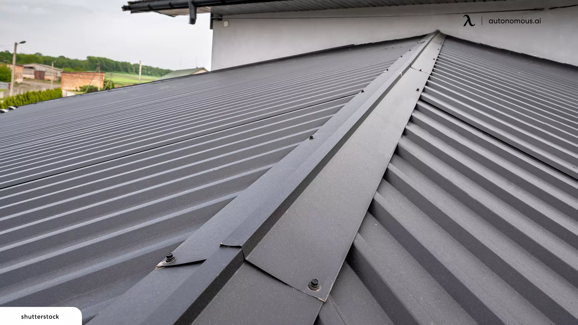 Metal Roofing - shed roofing material