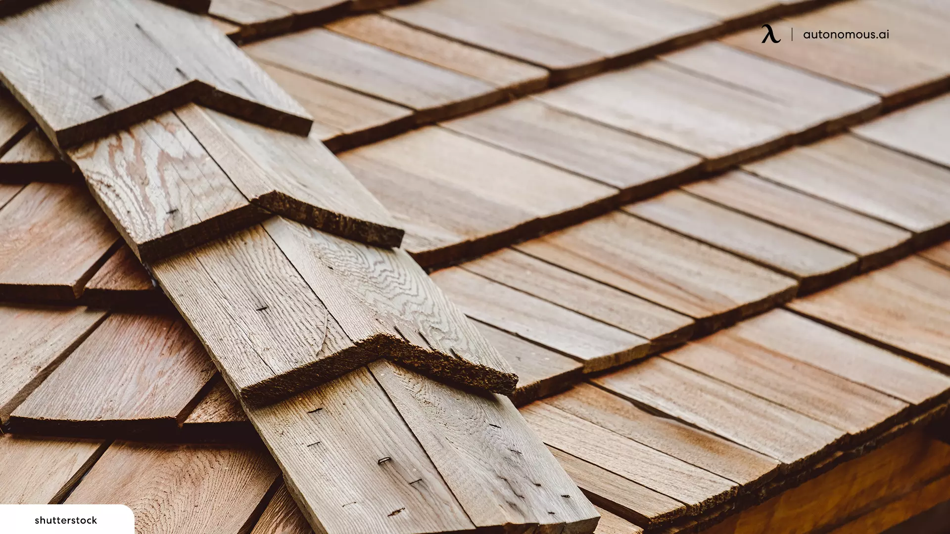 Cedar Shingles - shed roofing material