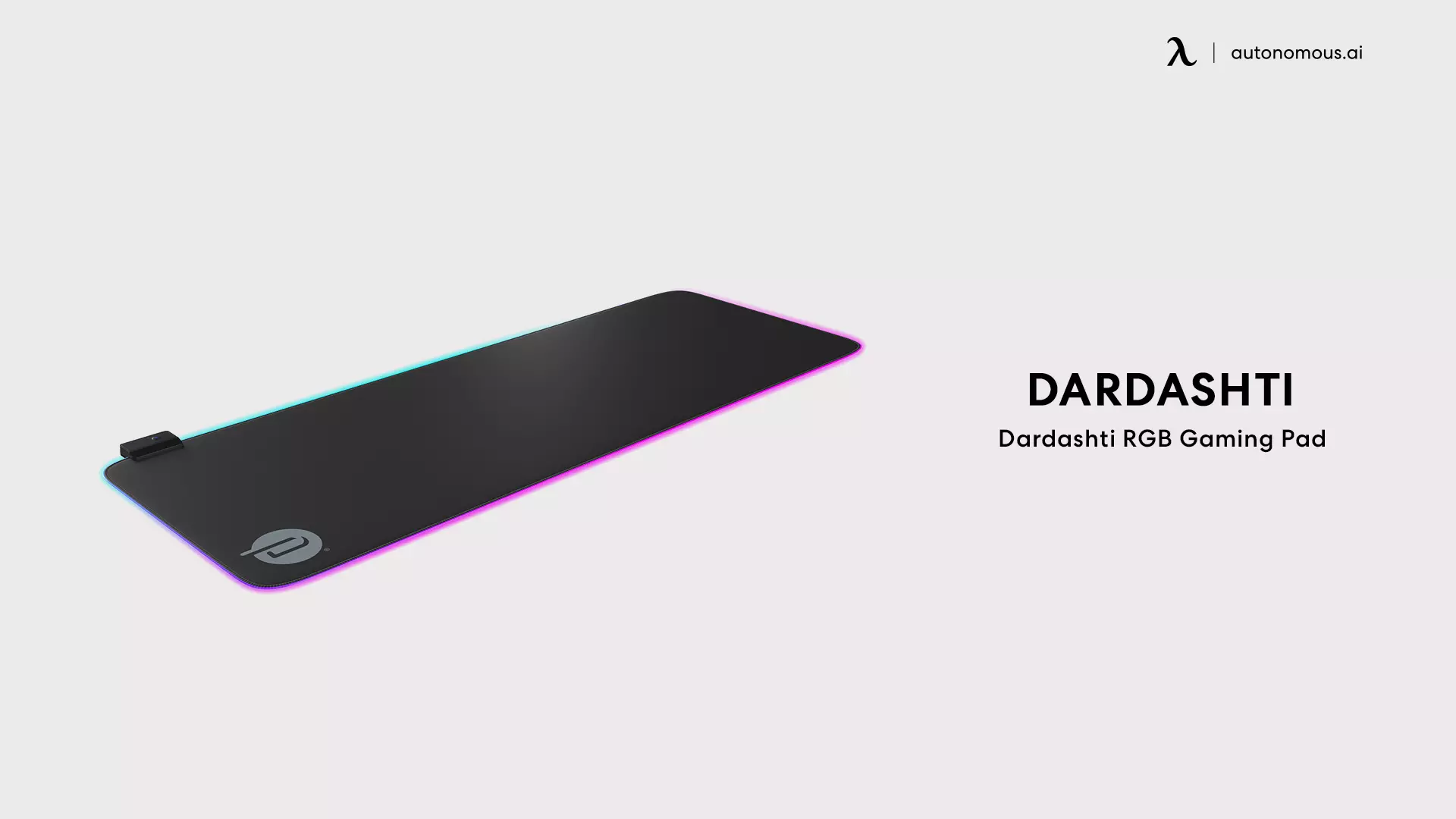 Dardashti RGB Gaming Pad - desk protector