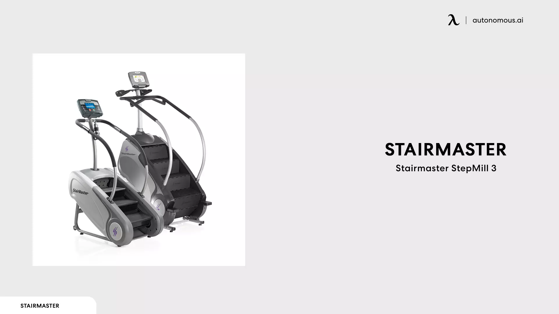 Stairmaster StepMill 3 - stairmaster vs treadmill