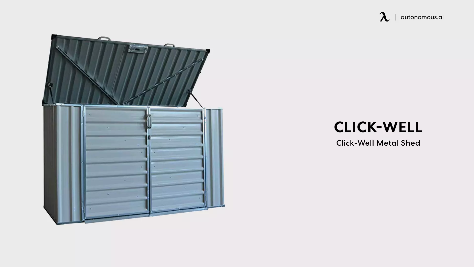 Click-Well Metal Shed