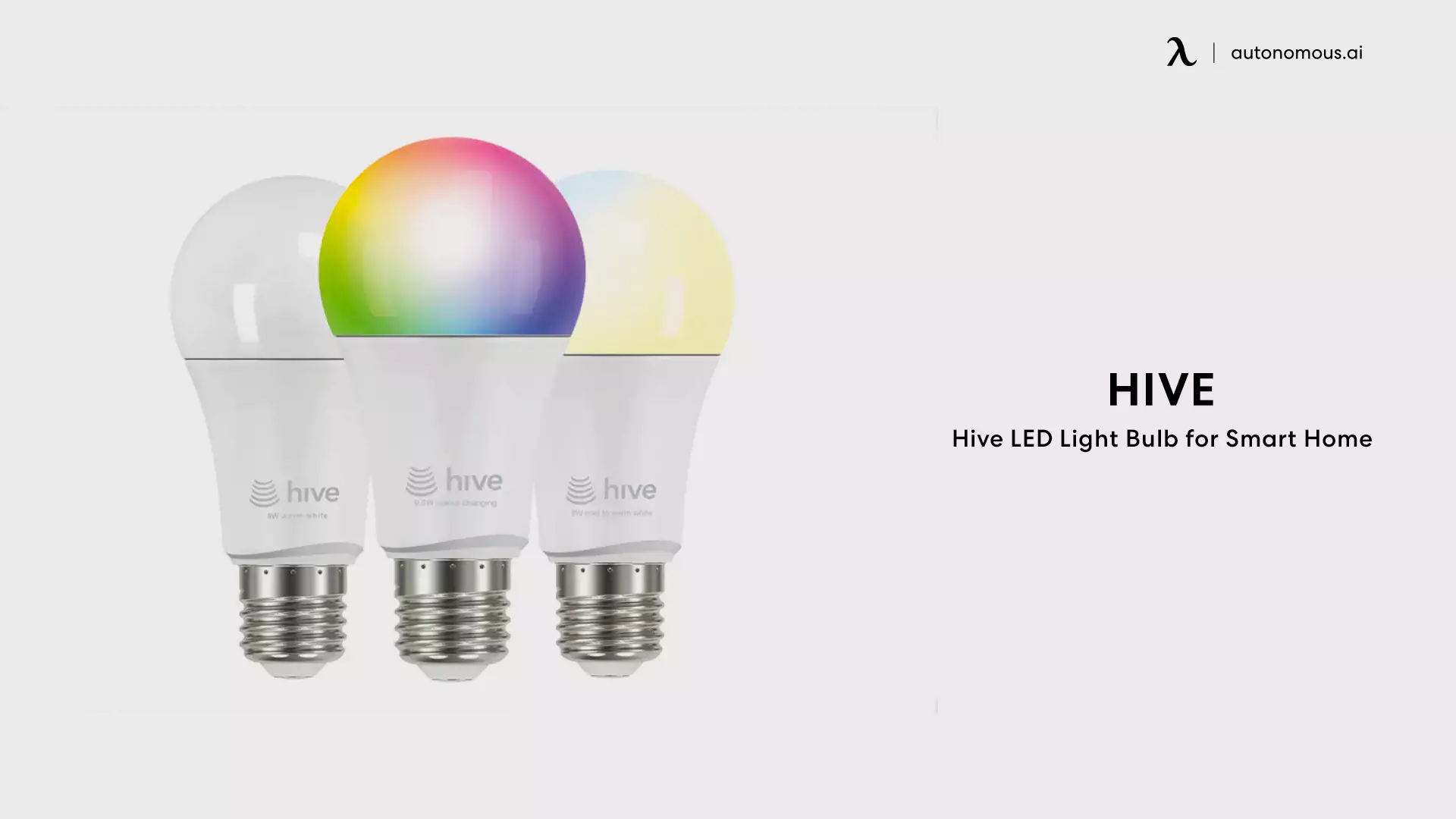 Hive LED Light Bulb for Smart Home