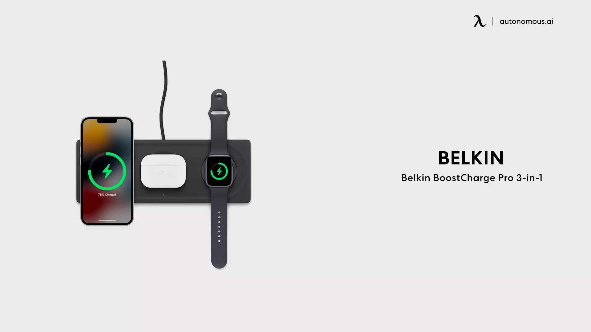 Belkin BoostCharge Pro 3-in-1 fast charger