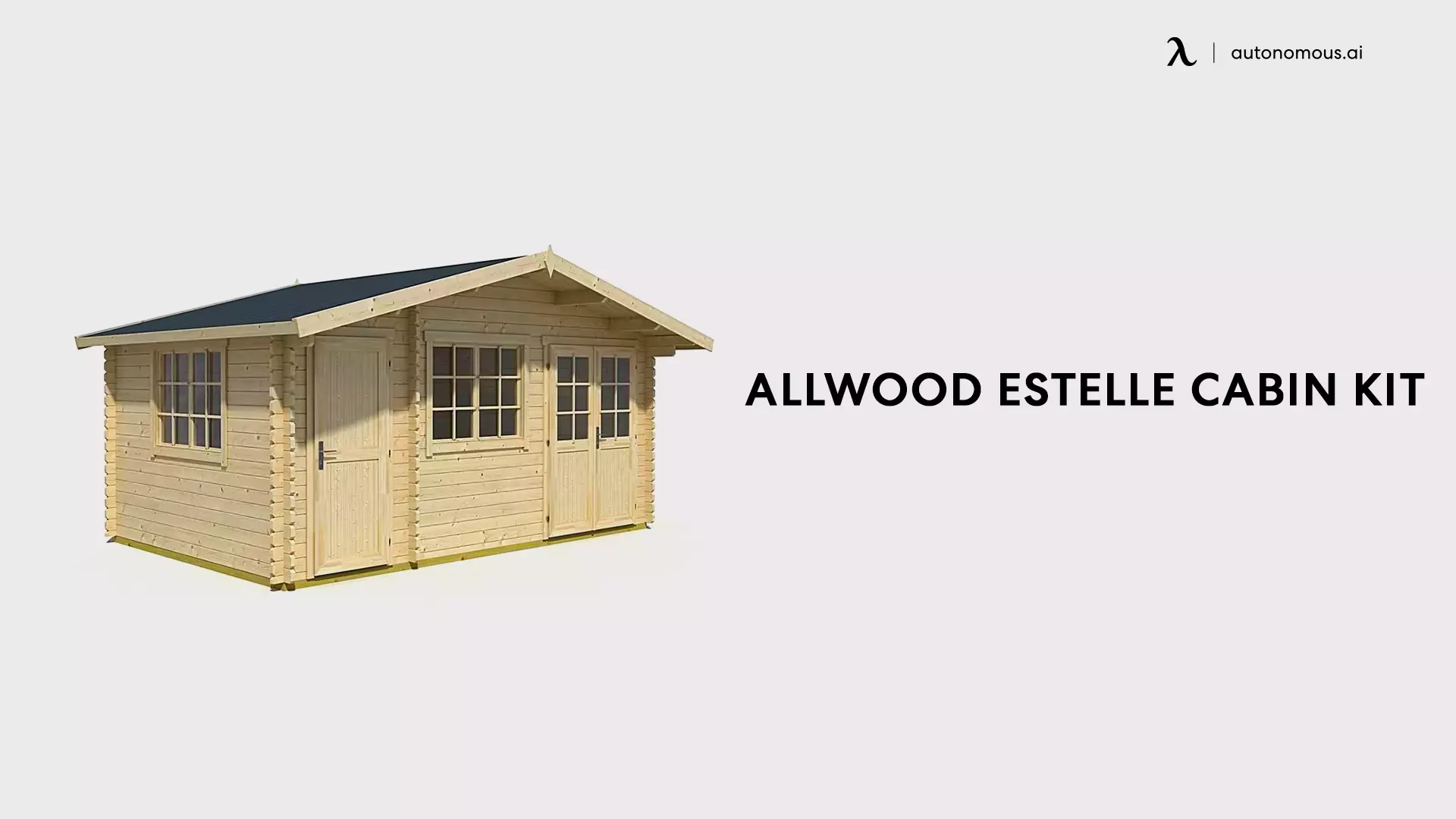 Allwood Estelle Cabin Kit - modern accessory dwelling unit