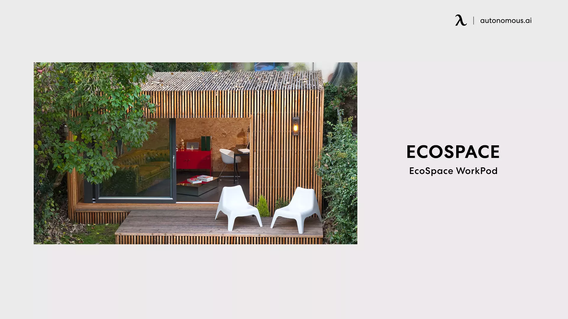 EcoSpace WorkPod - modern accessory dwelling unit