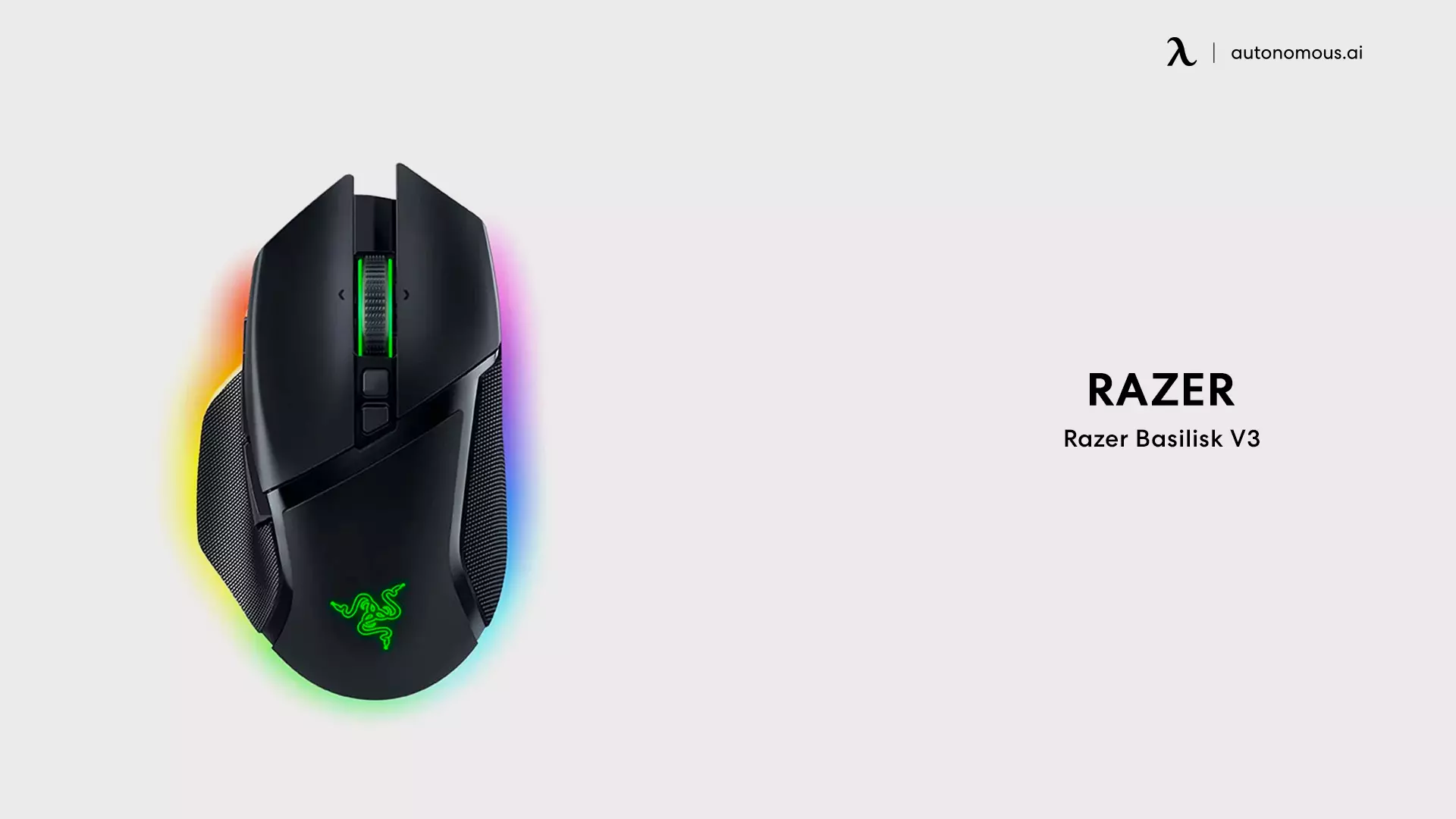 Razer Basilisk V3 - best gaming mouse