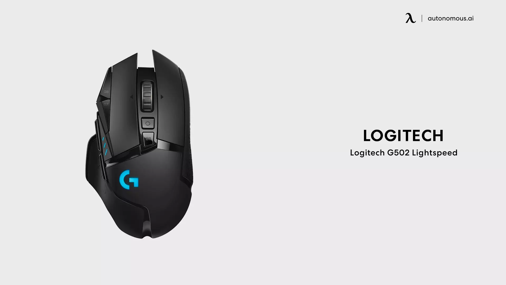 Logitech G502 Lightspeed - best gaming mouse