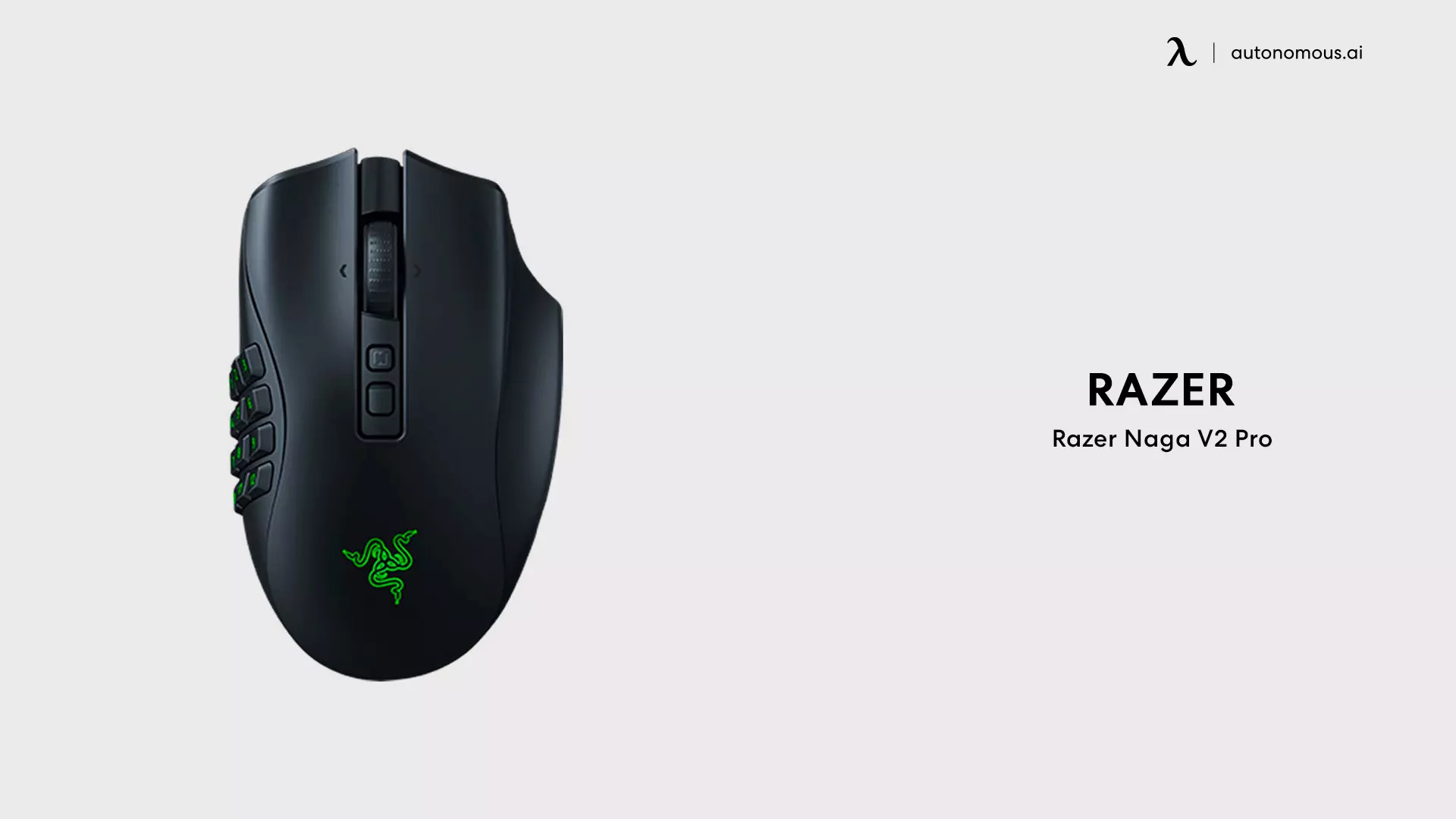 Razer Naga V2 Pro - best gaming mouse