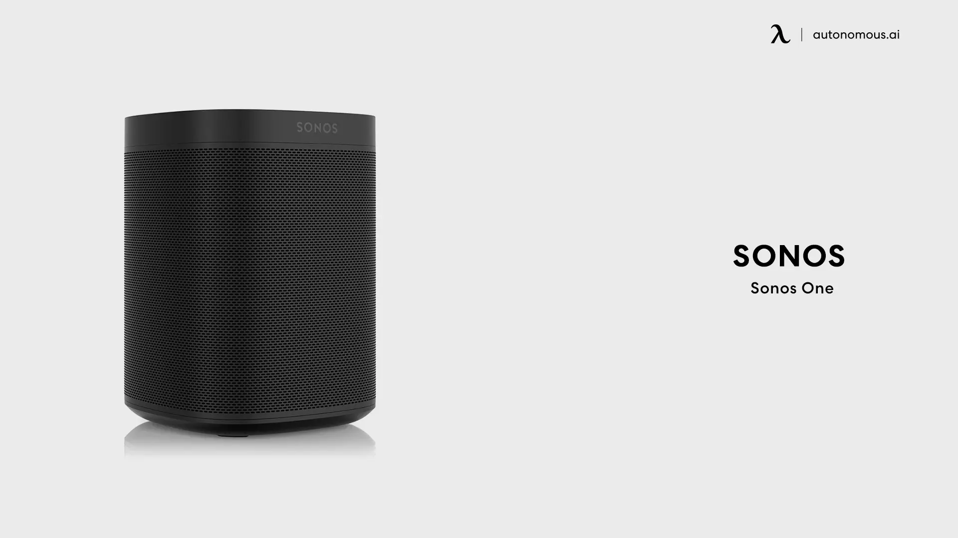 Sonos One - best smart speaker