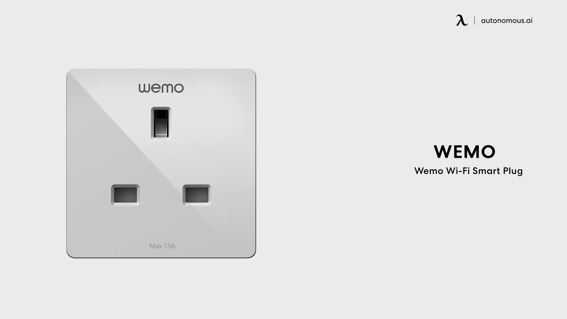 Wemo Wi-Fi Smart Plug