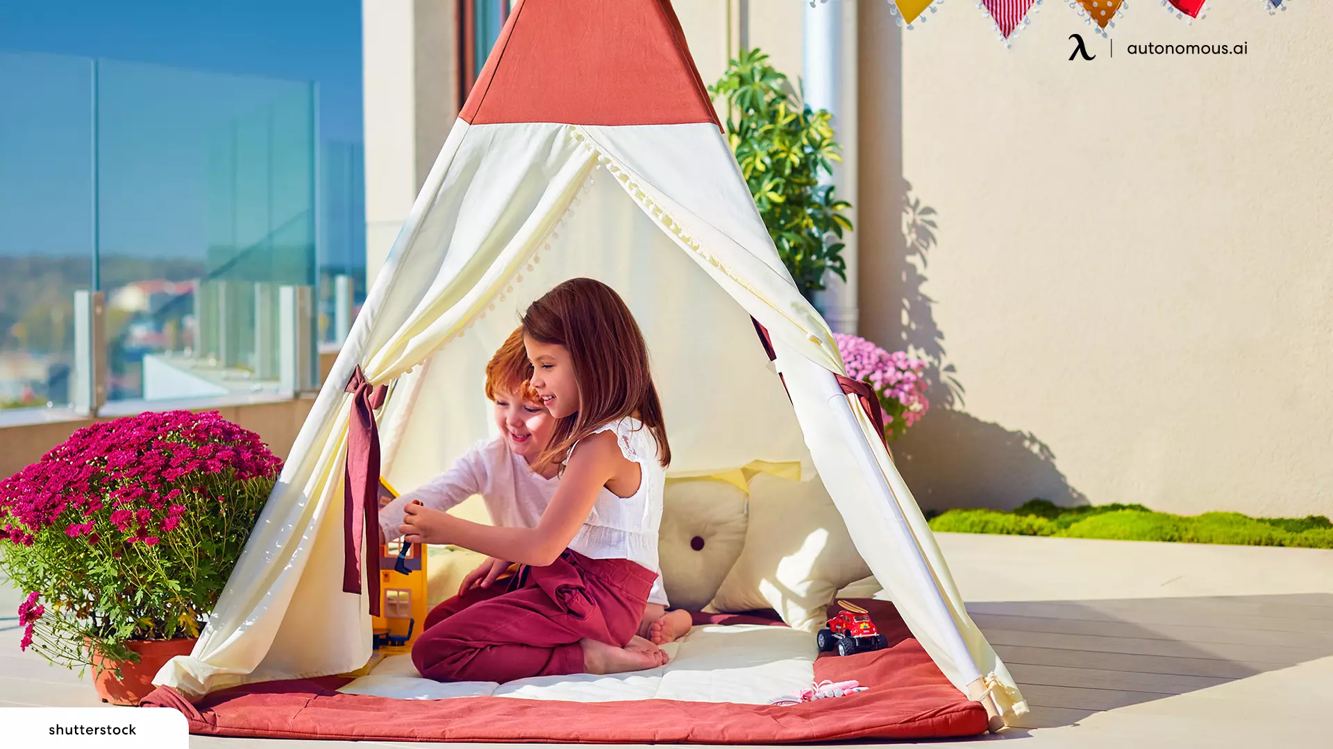 Set Up a Tent - fun backyard ideas