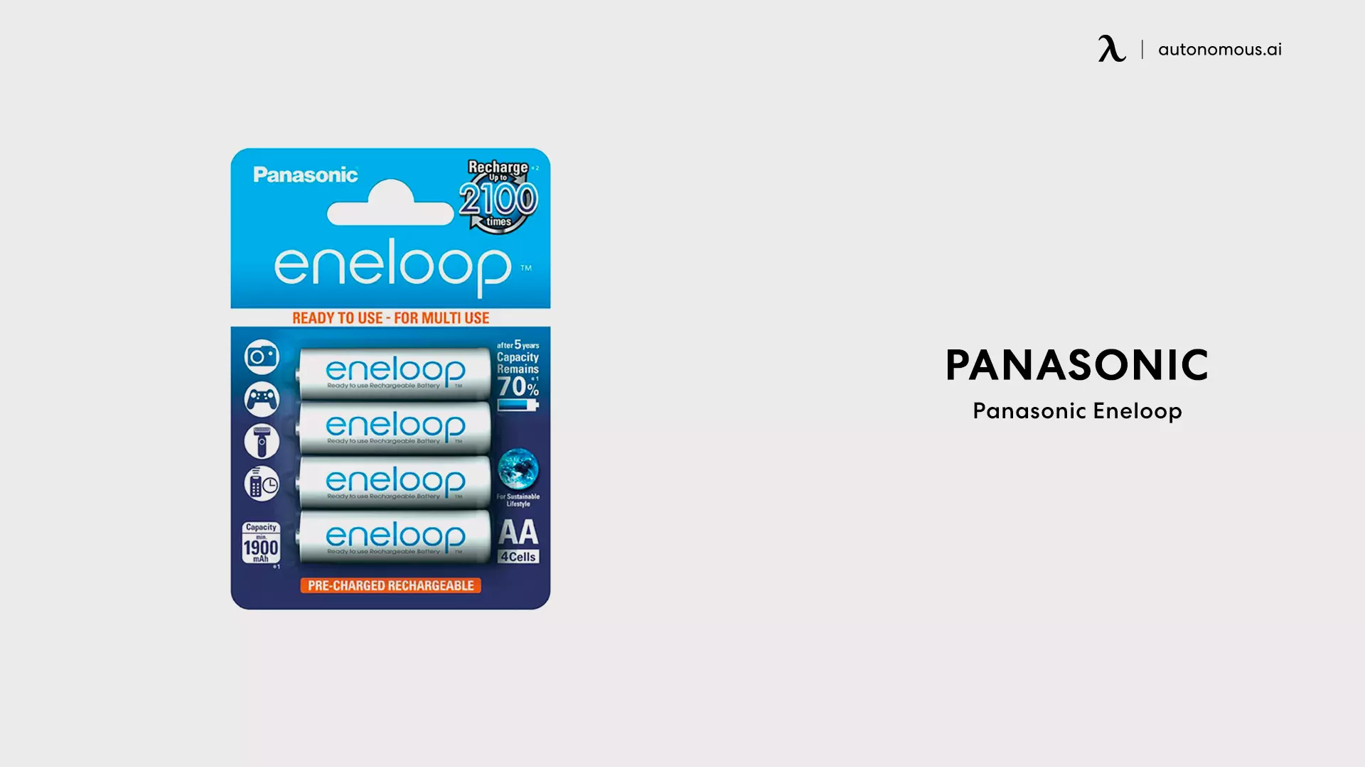 Panasonic Eneloop - tech gifts under $50