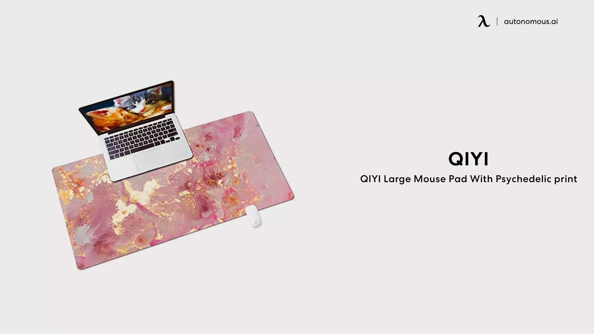 QIYI Large Mouse Pad With Psychedelic print