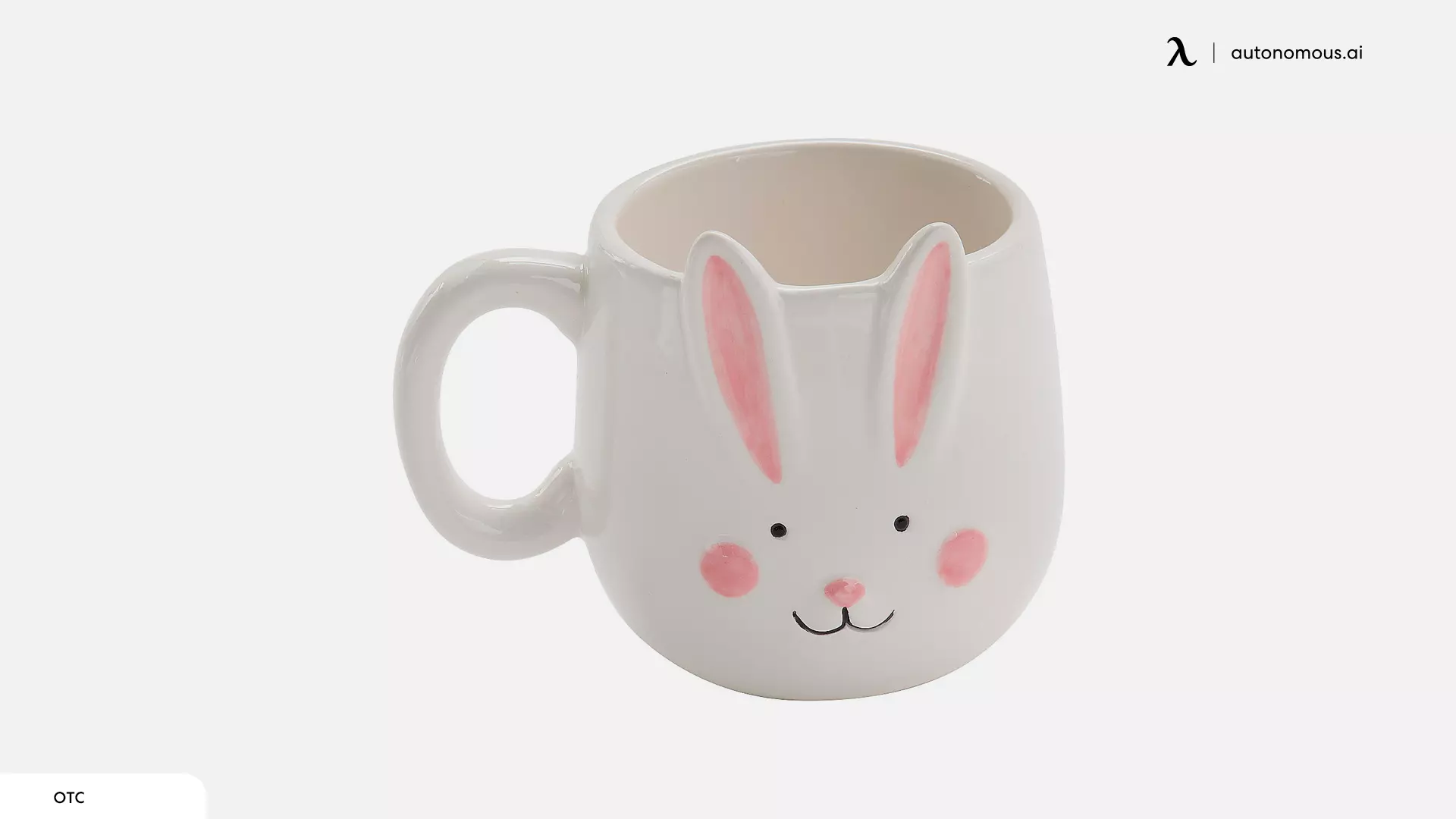 Angelice Home Pink Bunny Coffee Mug