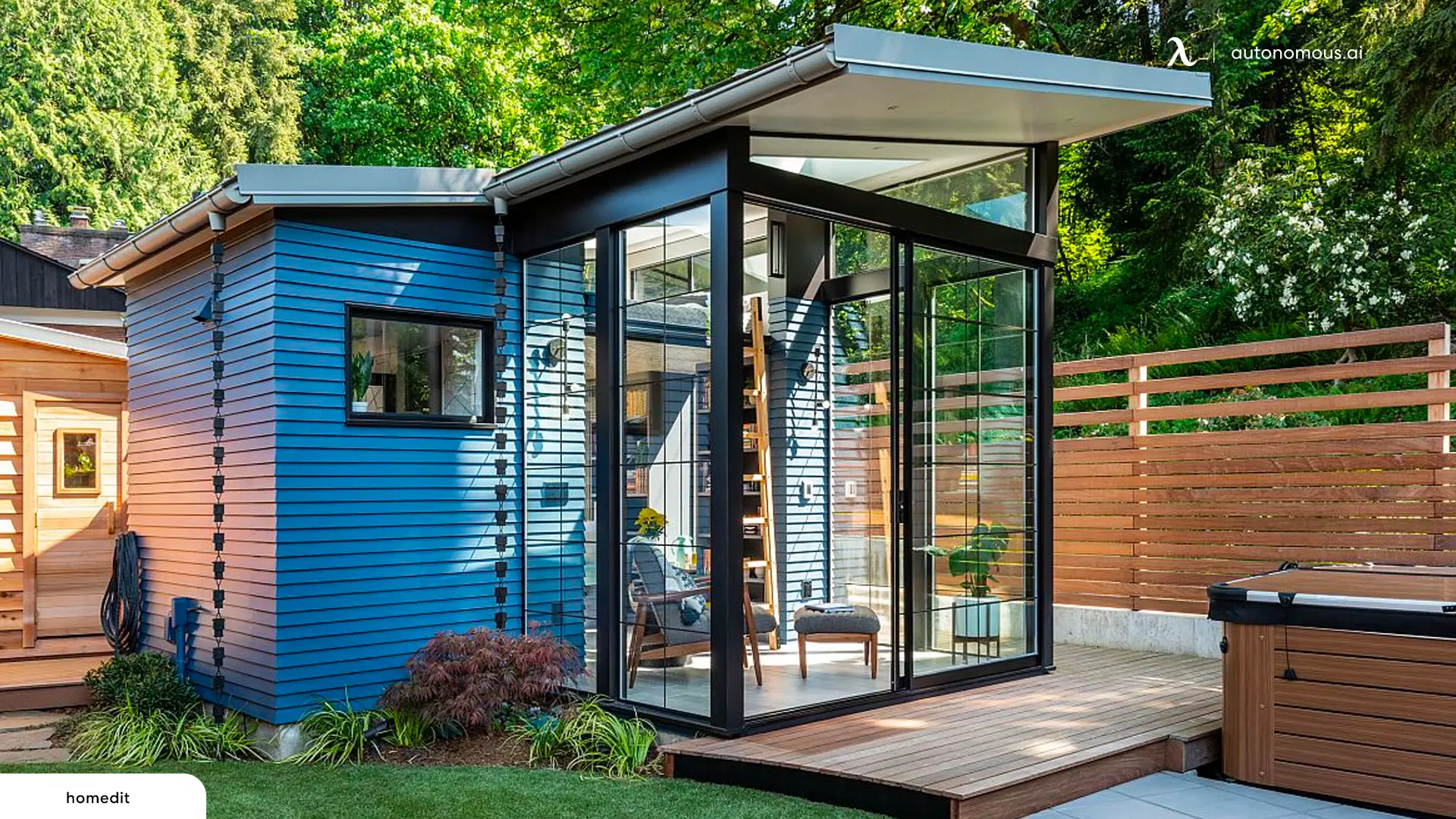 The Glass Shed for Your Backyard Retreat