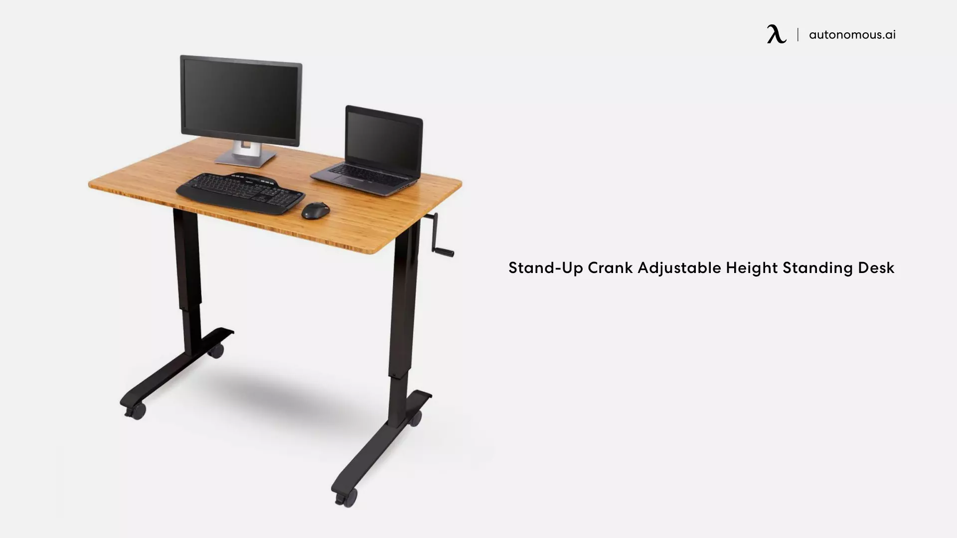 Stand-Up Crank Adjustable Height Standing Desk
