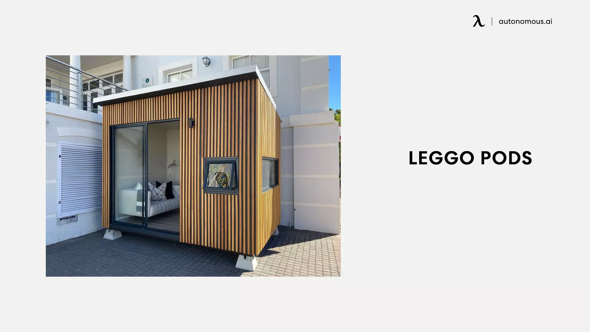 Leggo Pods - modular office