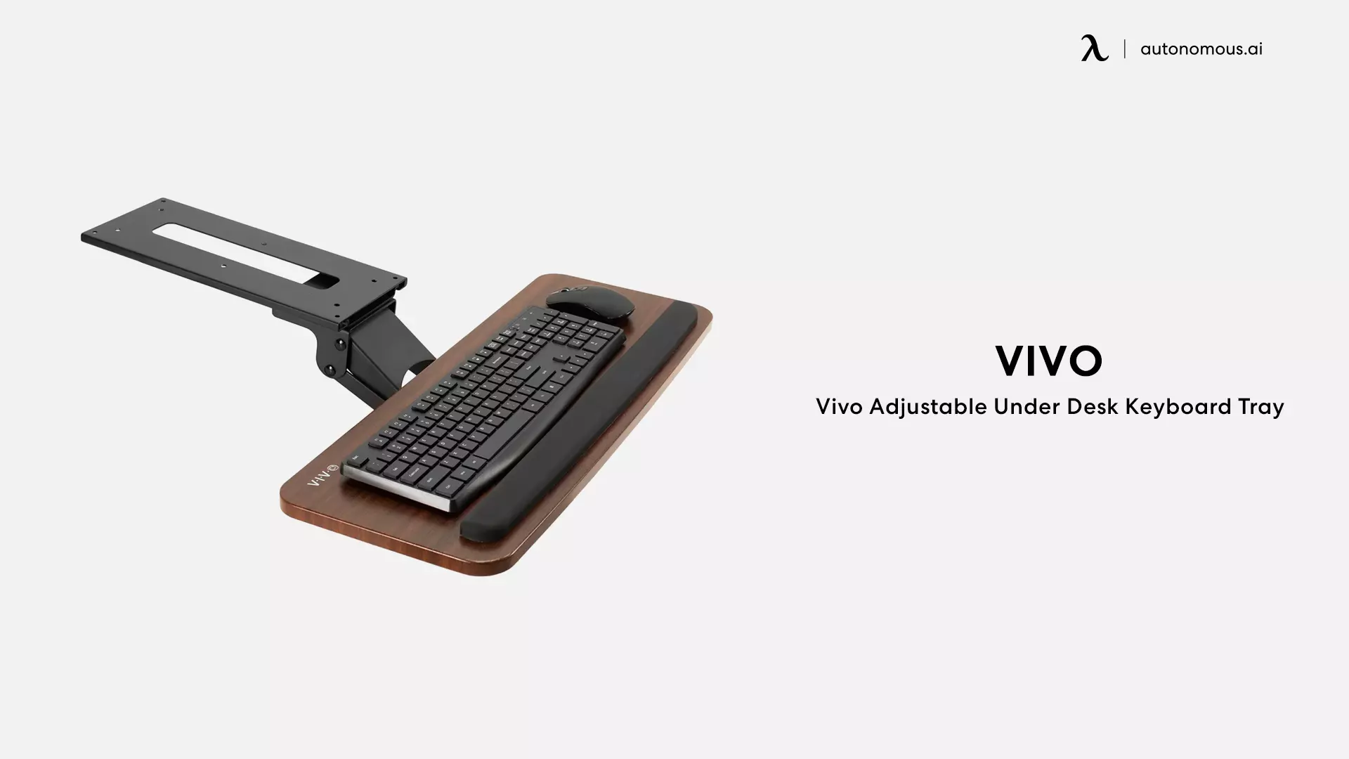 Vivo Adjustable Under Desk Keyboard Tray