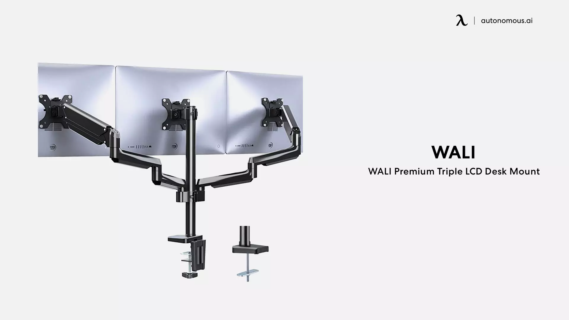 WALI Premium Triple LCD Desk Mount