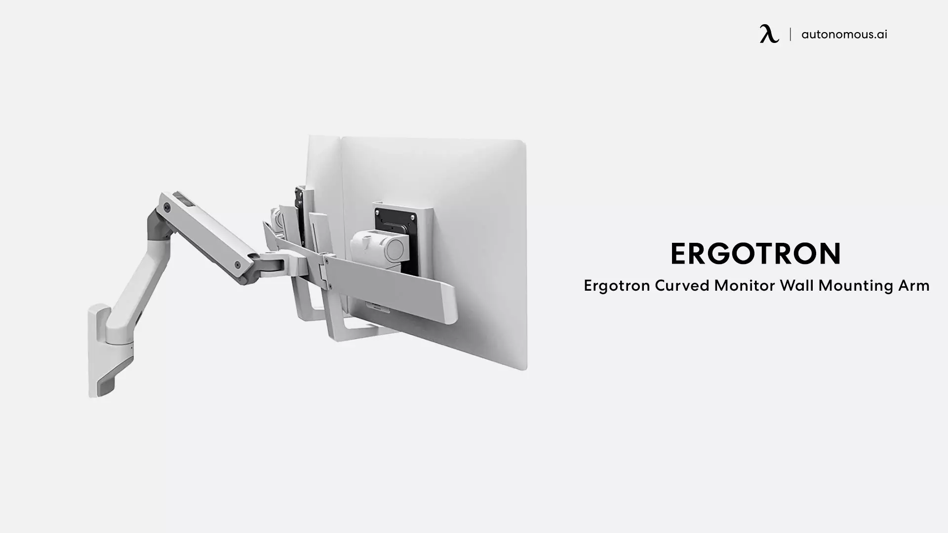 Ergotron Curved Monitor Wall Mounting Arm