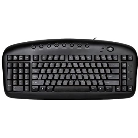 A4tech Ergonomic Left Handed Keyboard for Business/Accounting