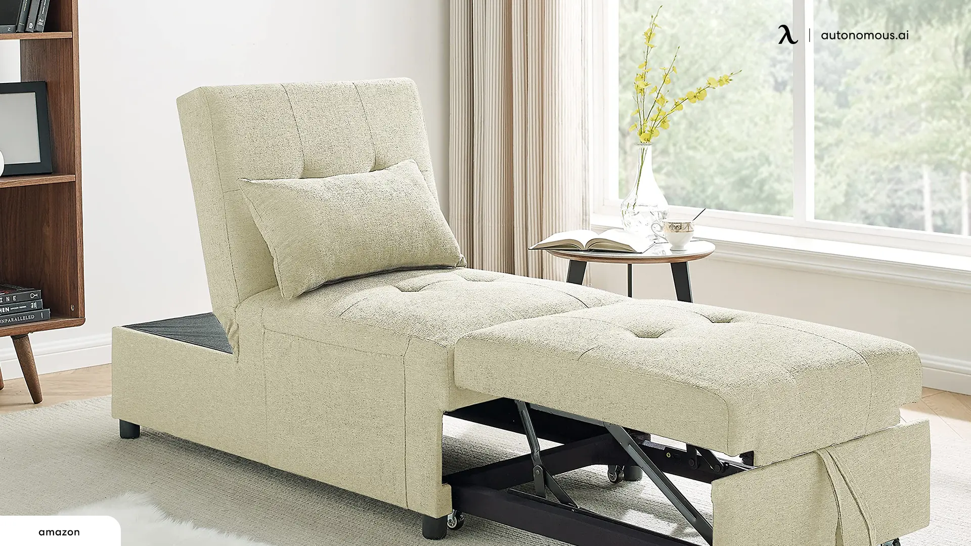 Convertible Lounge Chair Bed - guest sleeping solutions