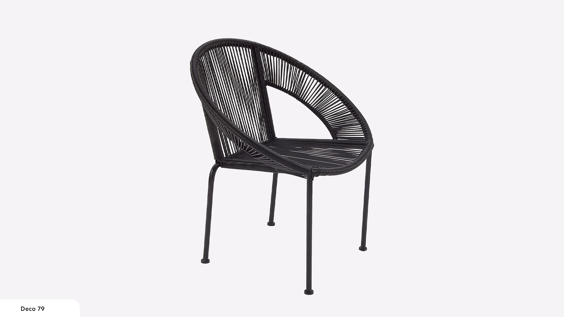 Deco 79 Contemporary Rattan Chair