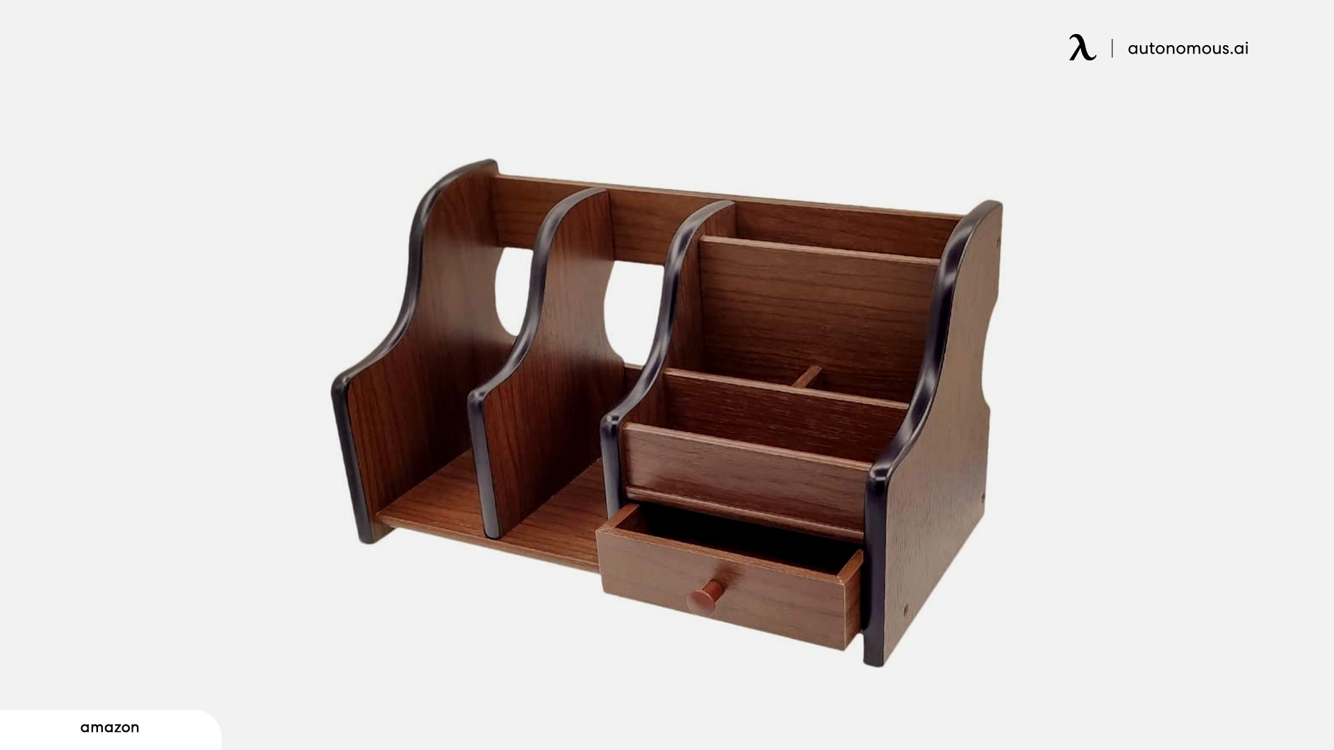 Coideal Wooden Office Supplies Desk Organizer