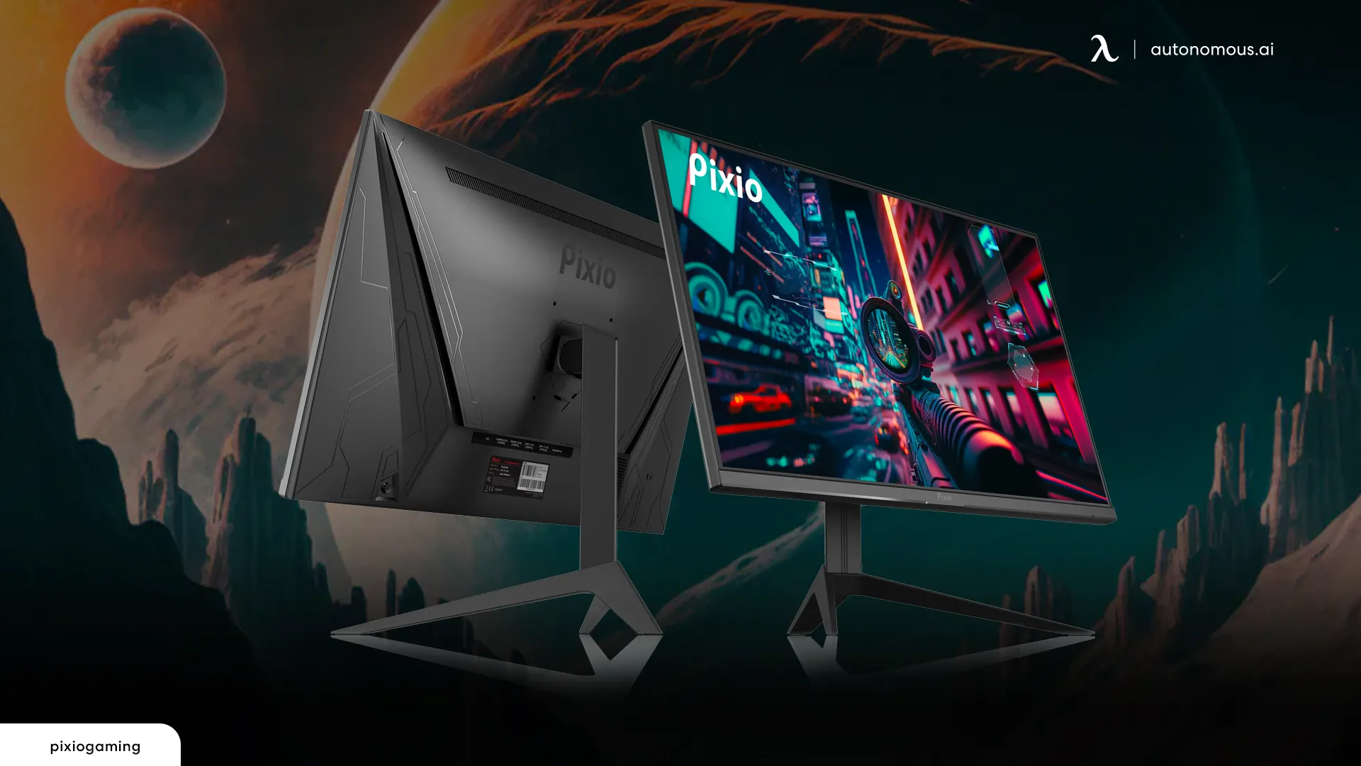 Is the Pixio PX278 a curved or flat monitor?