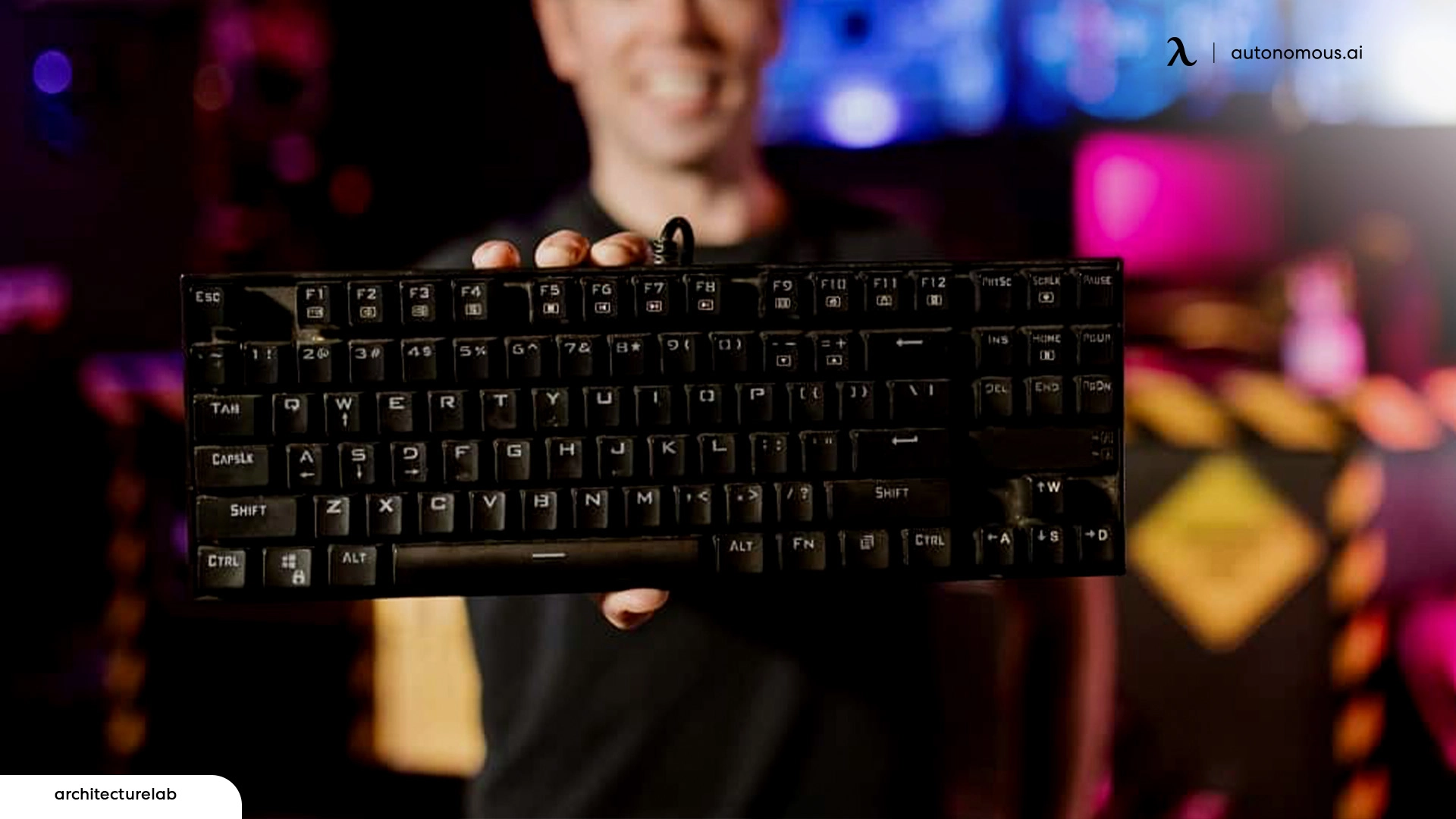 Can you change the backlighting of your quiet mechanical keyboard?