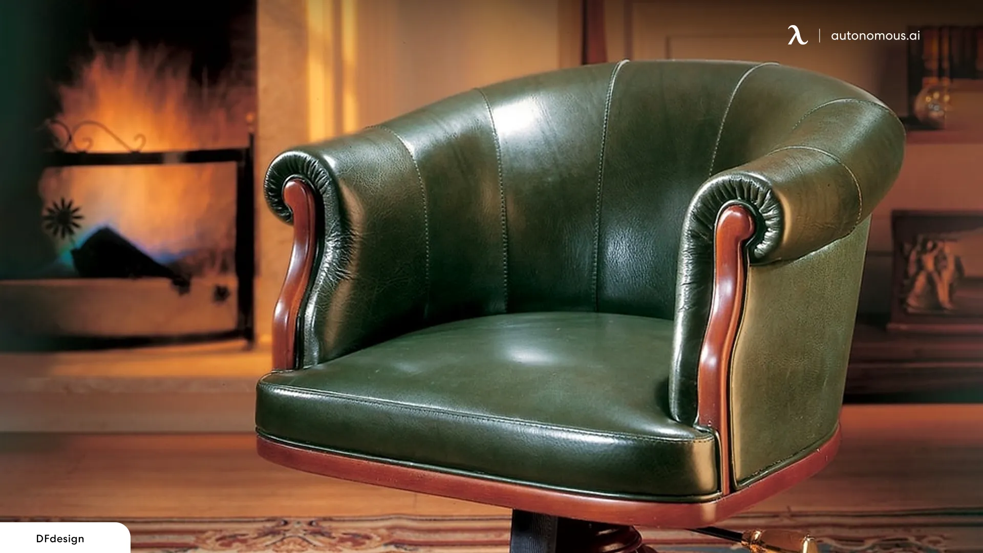 Opt for a comfortable office chair - classic home office design
