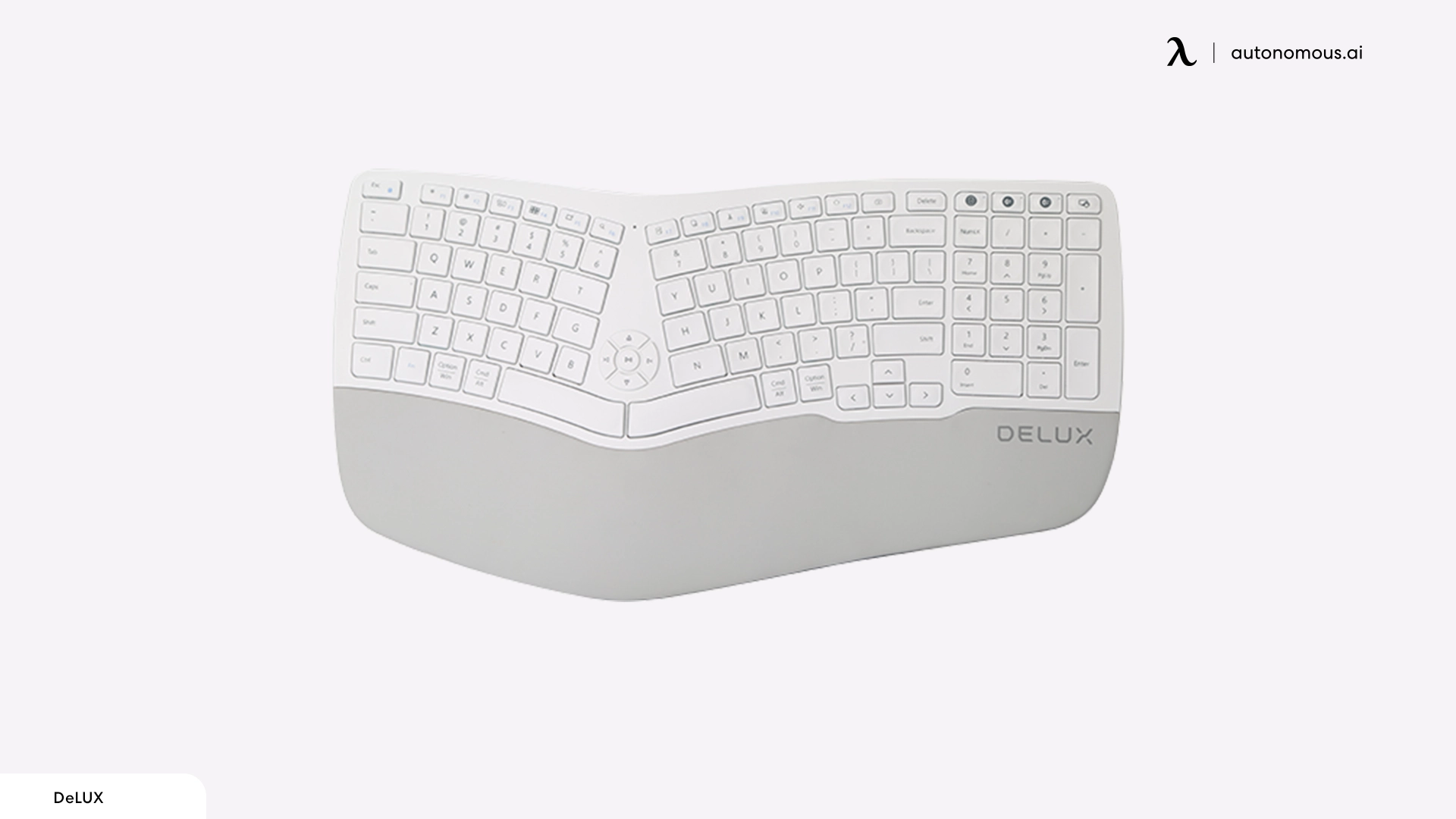 DeLUX Wireless Ergonomic Keyboard