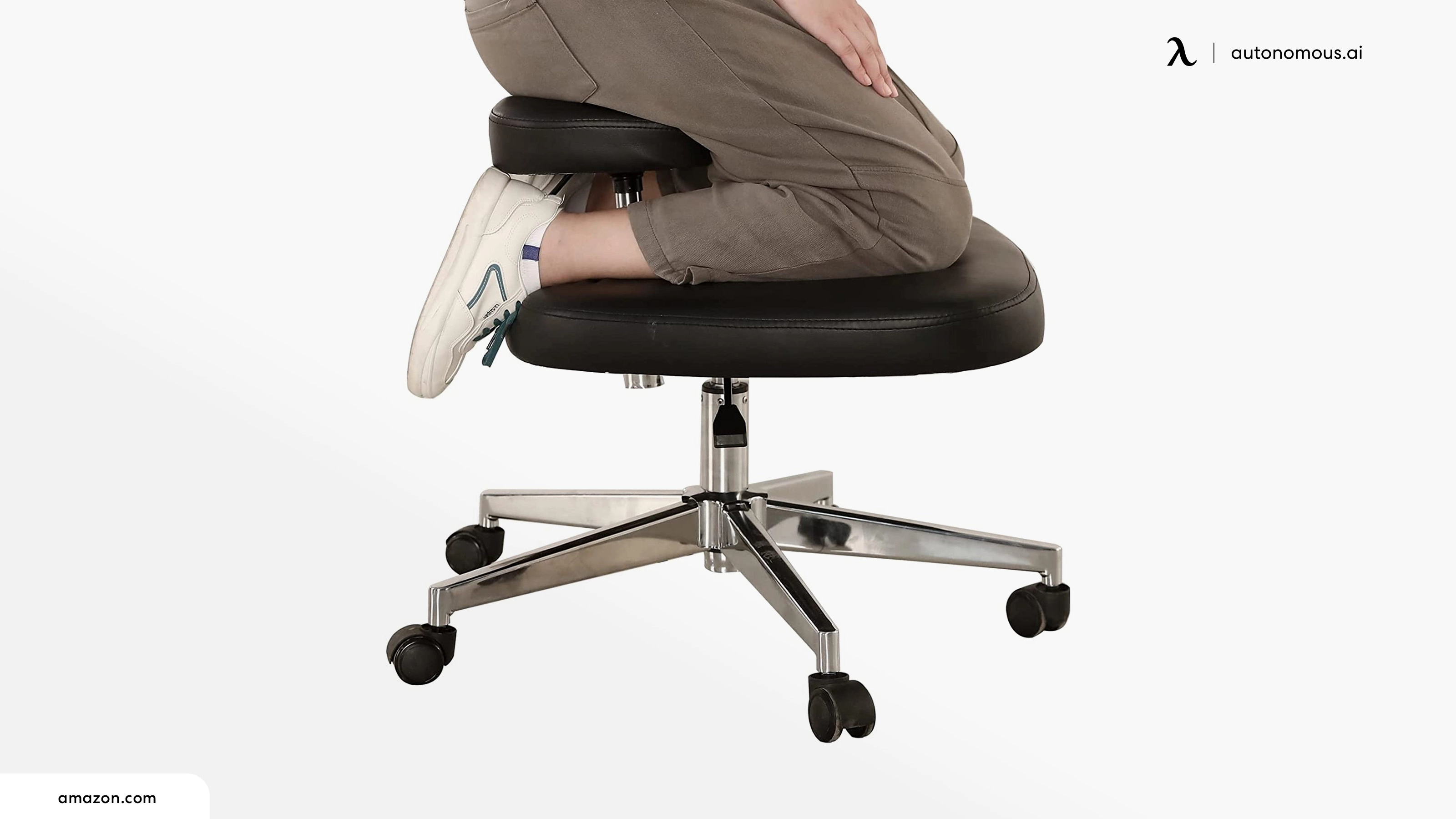 Tcowoy Ergonomic Cross Legged Chair for Office or Home
