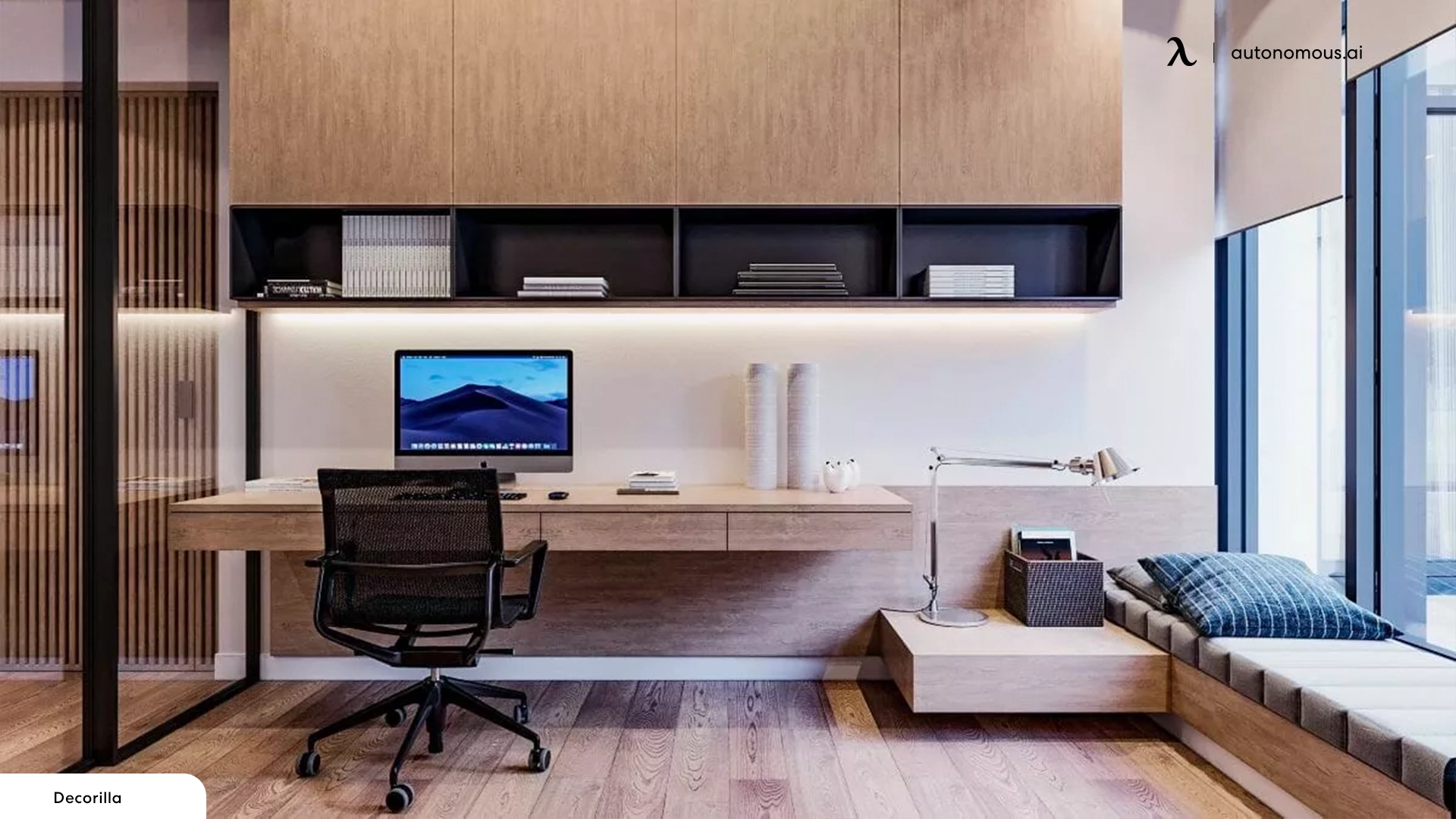Get a Longer Desk - office guest room ideas
