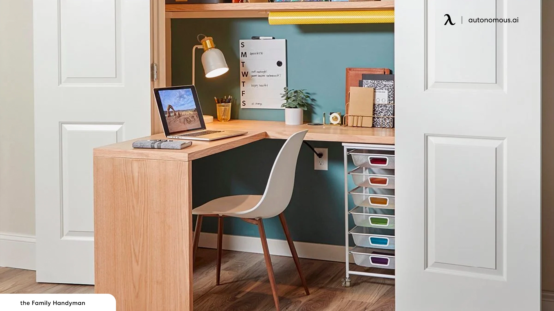 Use Some Doors with closet desk
