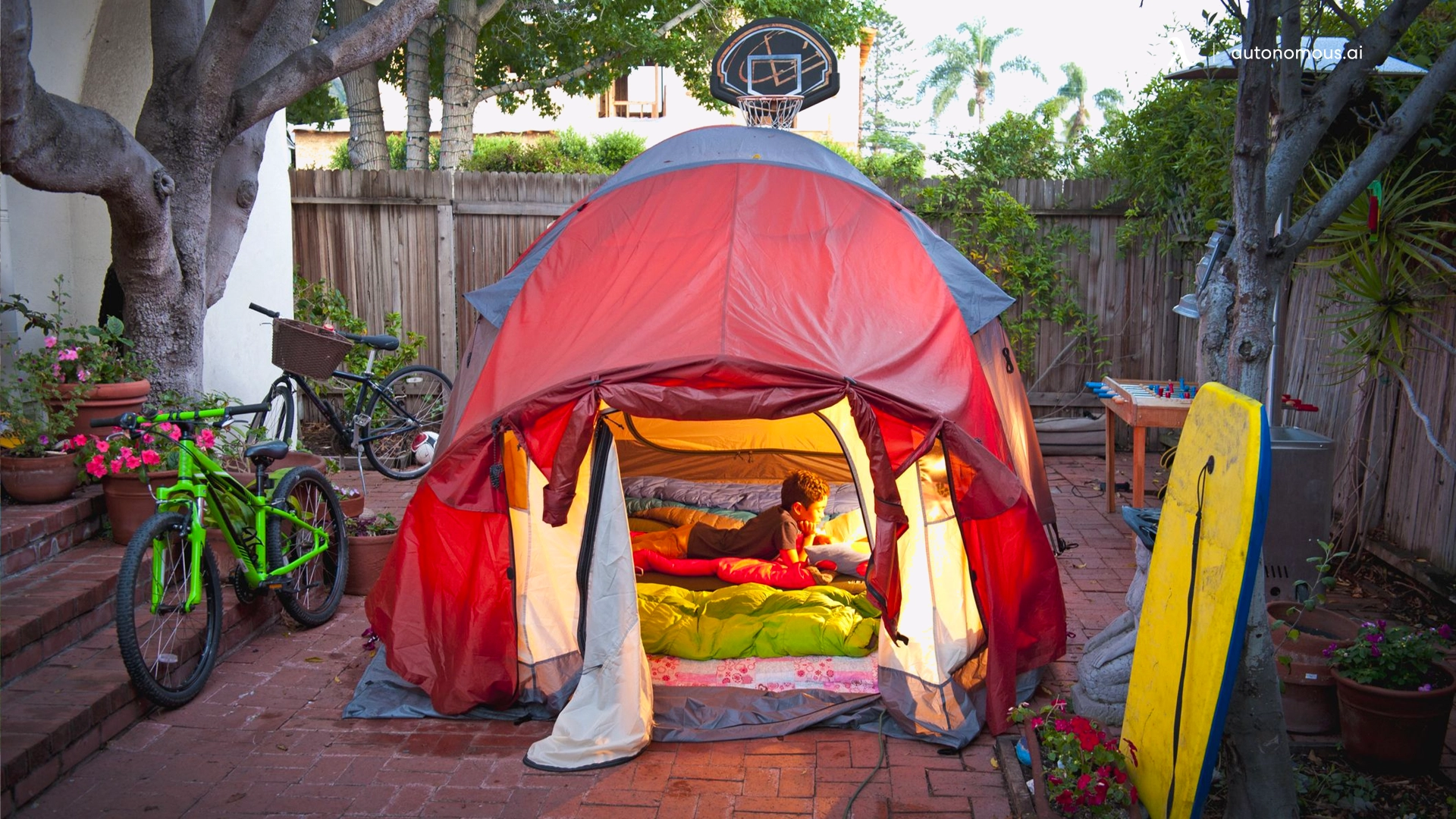 Create a Cozy Campsite with a Tent