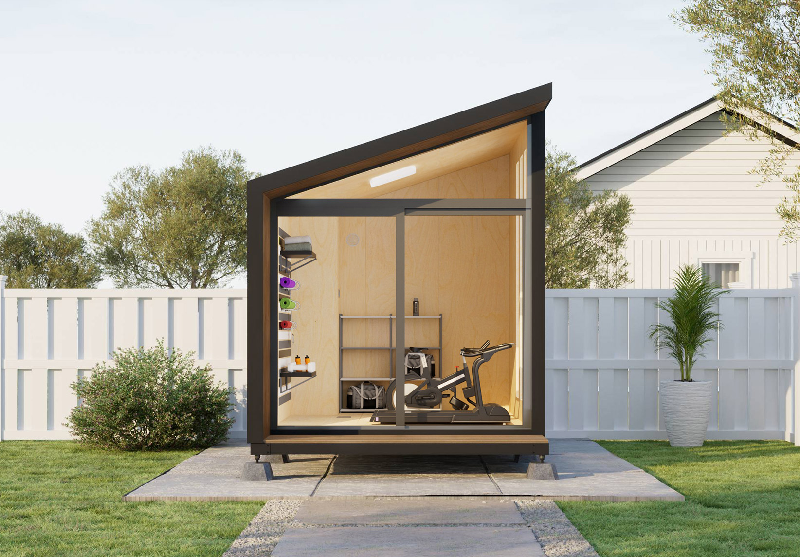 Backyard Gym Shed