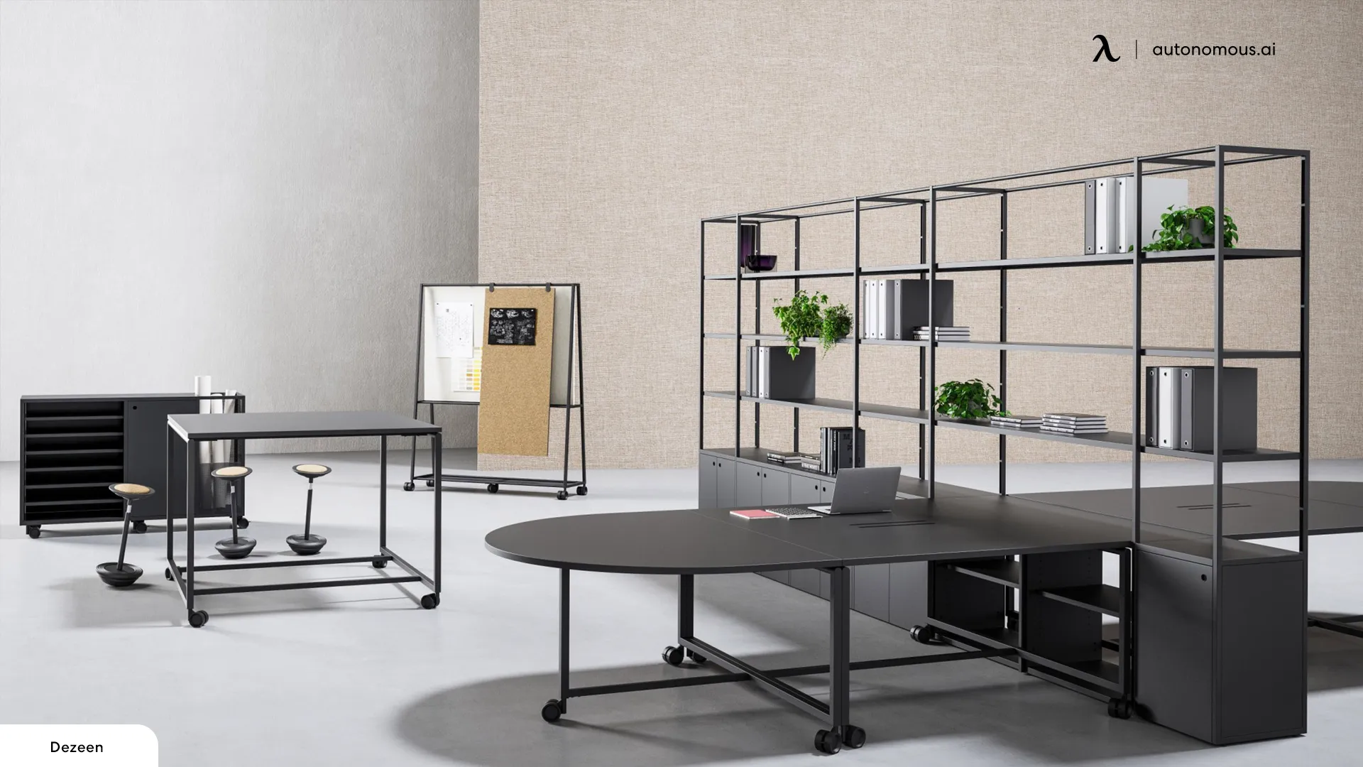 Modular Furniture in factory office