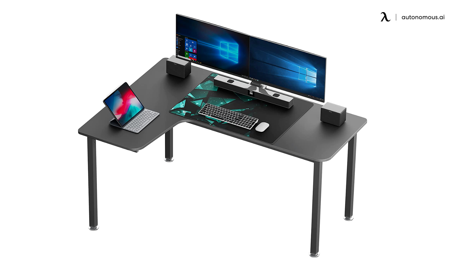 DESIGNA L-Shaped Gaming Desk
