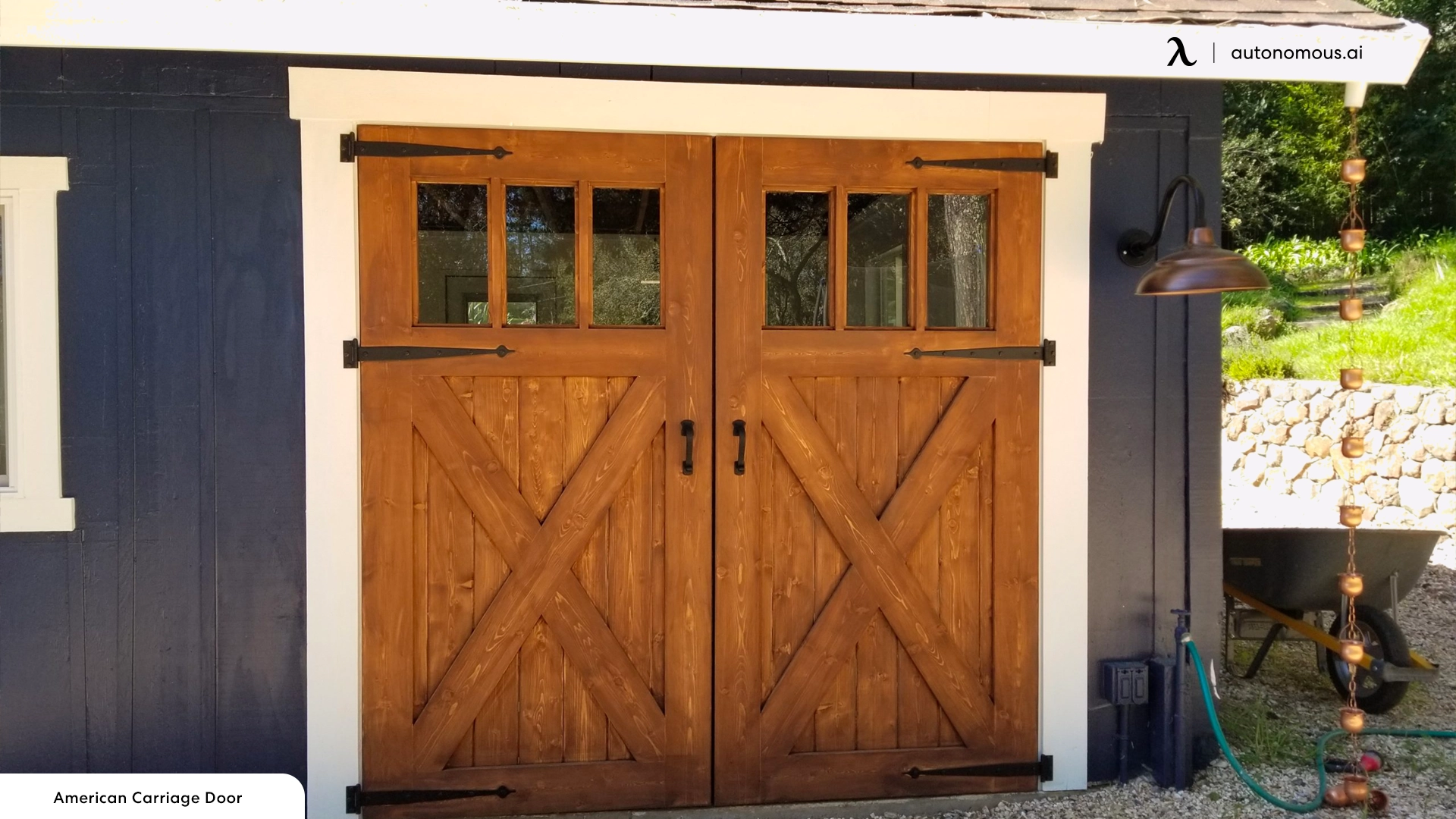 Double-Hinged Door - how to build a shed door