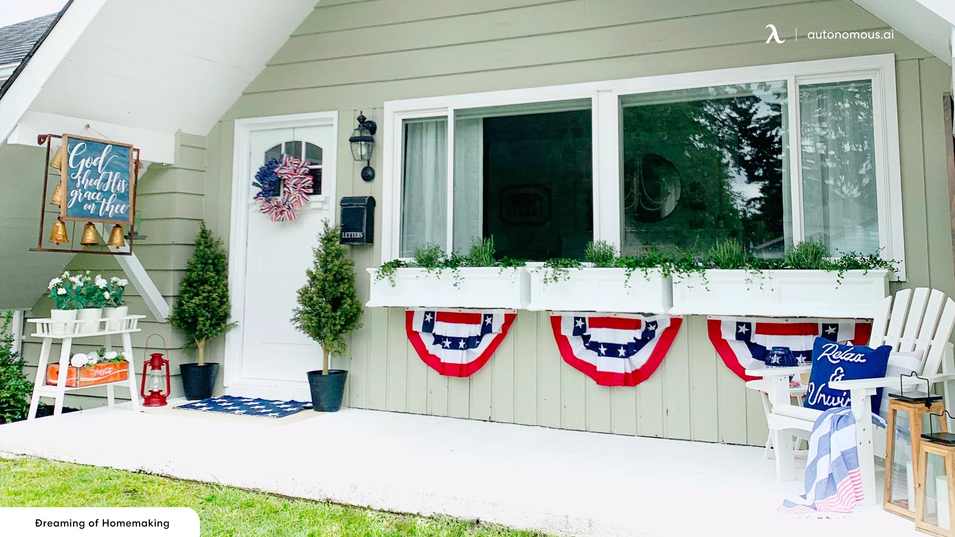 Outdoor Furniture - 4th of july decorations